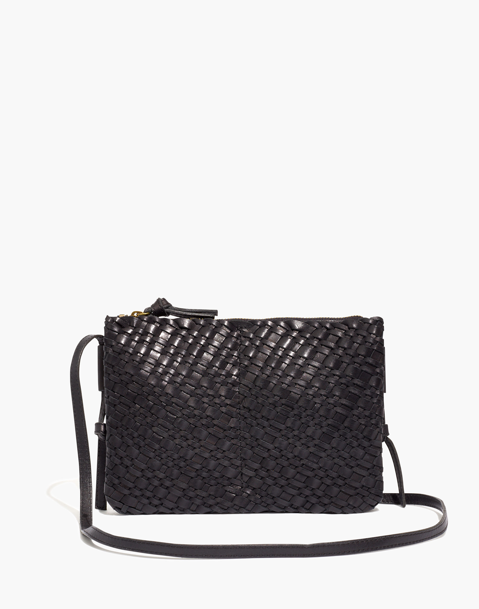 The Knotted Crossbody Bag in Woven Leather