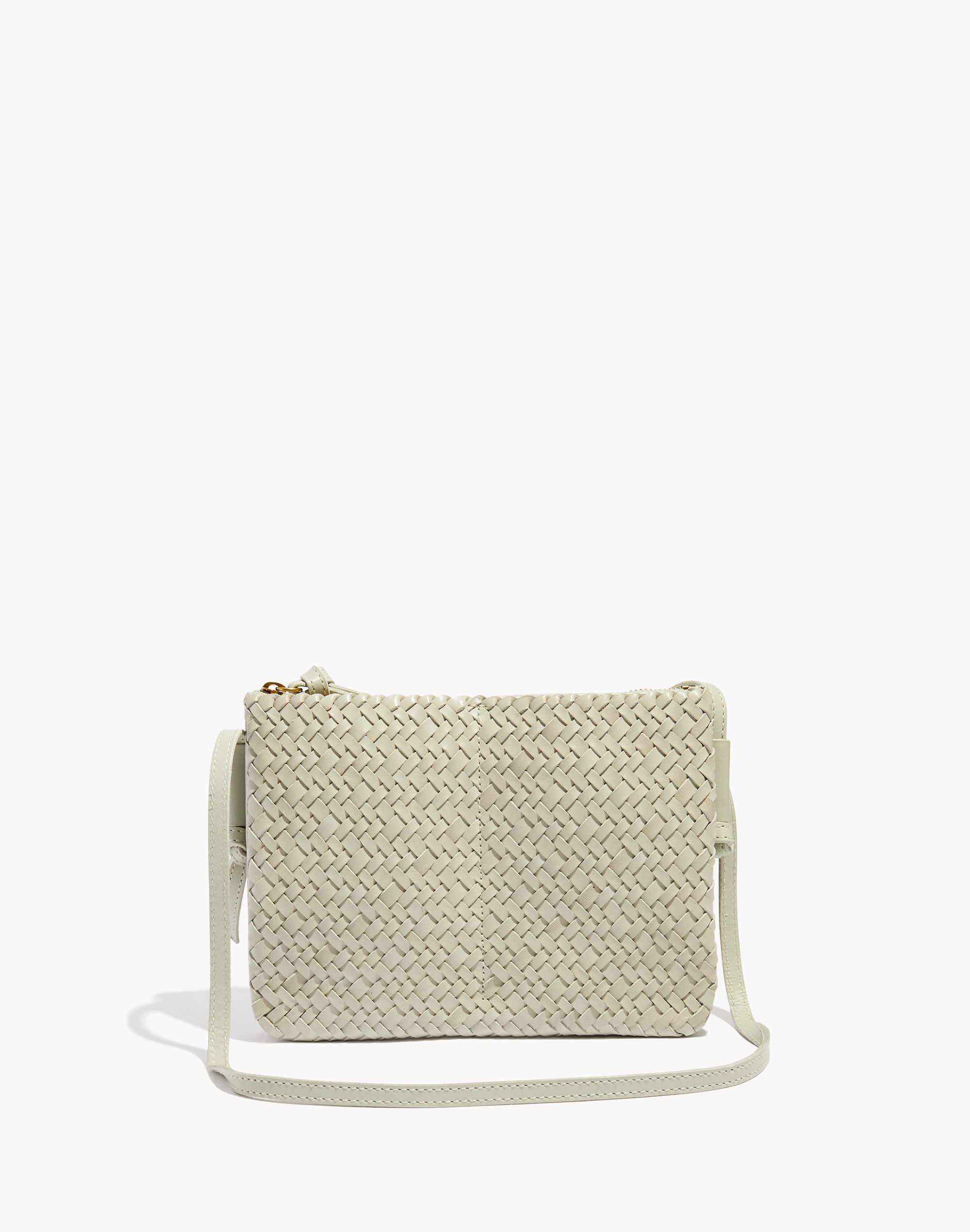 The Knotted Crossbody Bag in Woven Leather