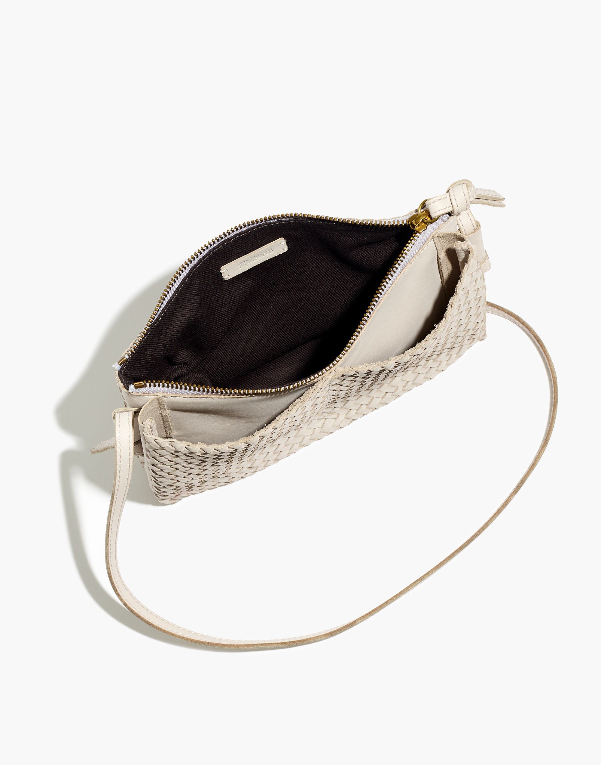 The Knotted Crossbody Bag in Woven Leather