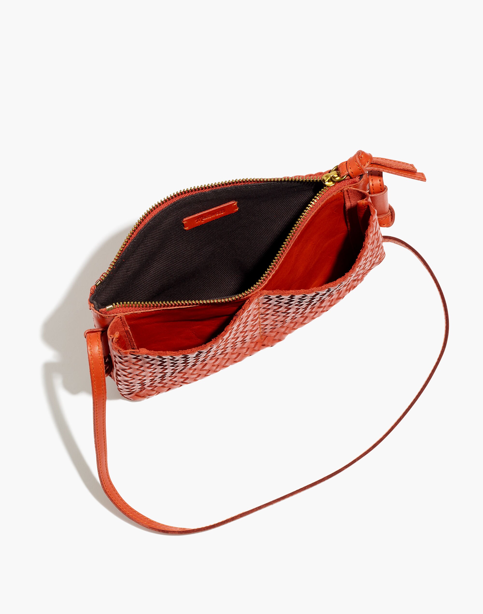 The Knotted Crossbody Bag in Woven Leather
