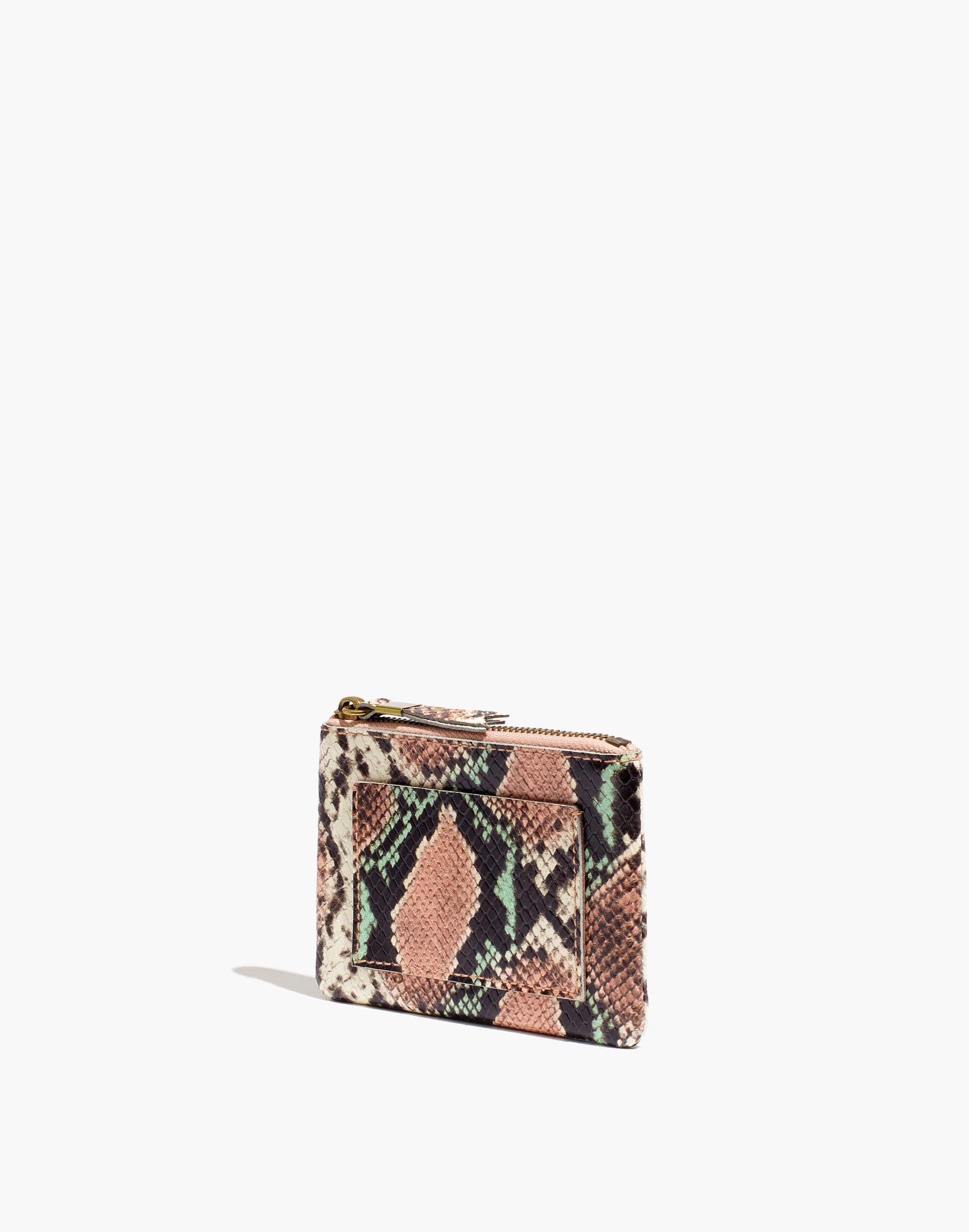 The Leather Pouch Wallet: Snake Embossed Edition