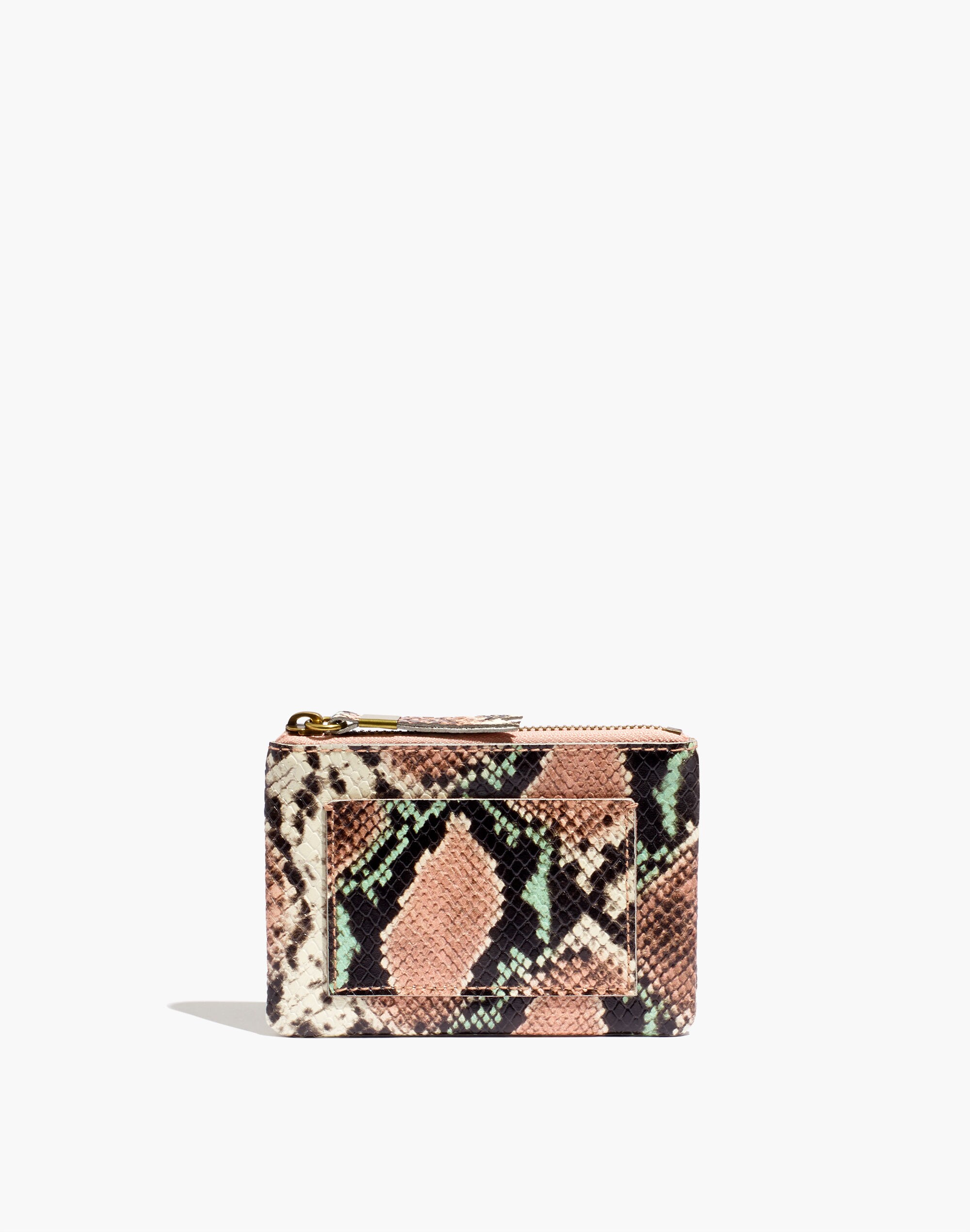 The Leather Pouch Wallet: Snake Embossed Edition