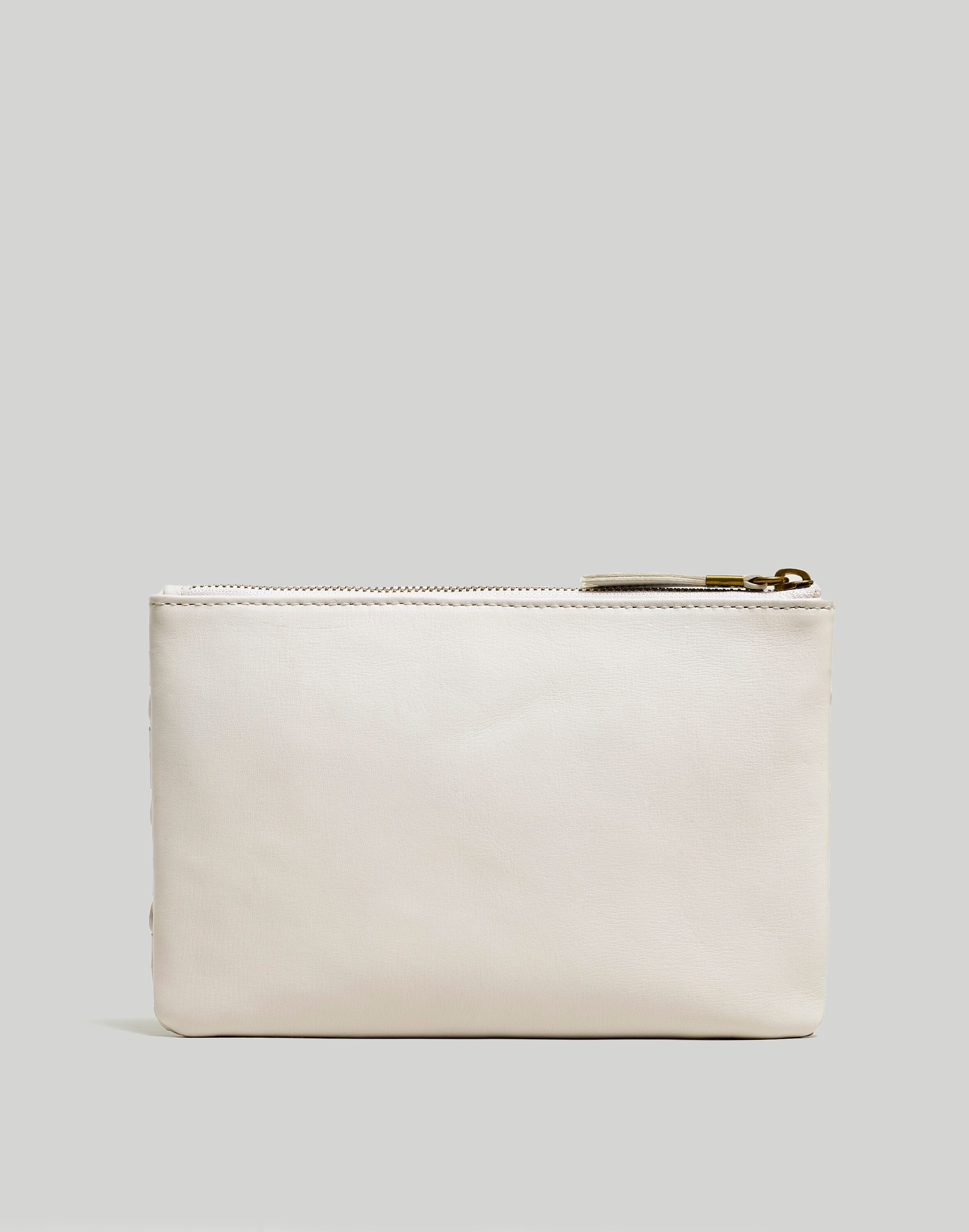 The Leather Pouch Clutch: Woven Edition