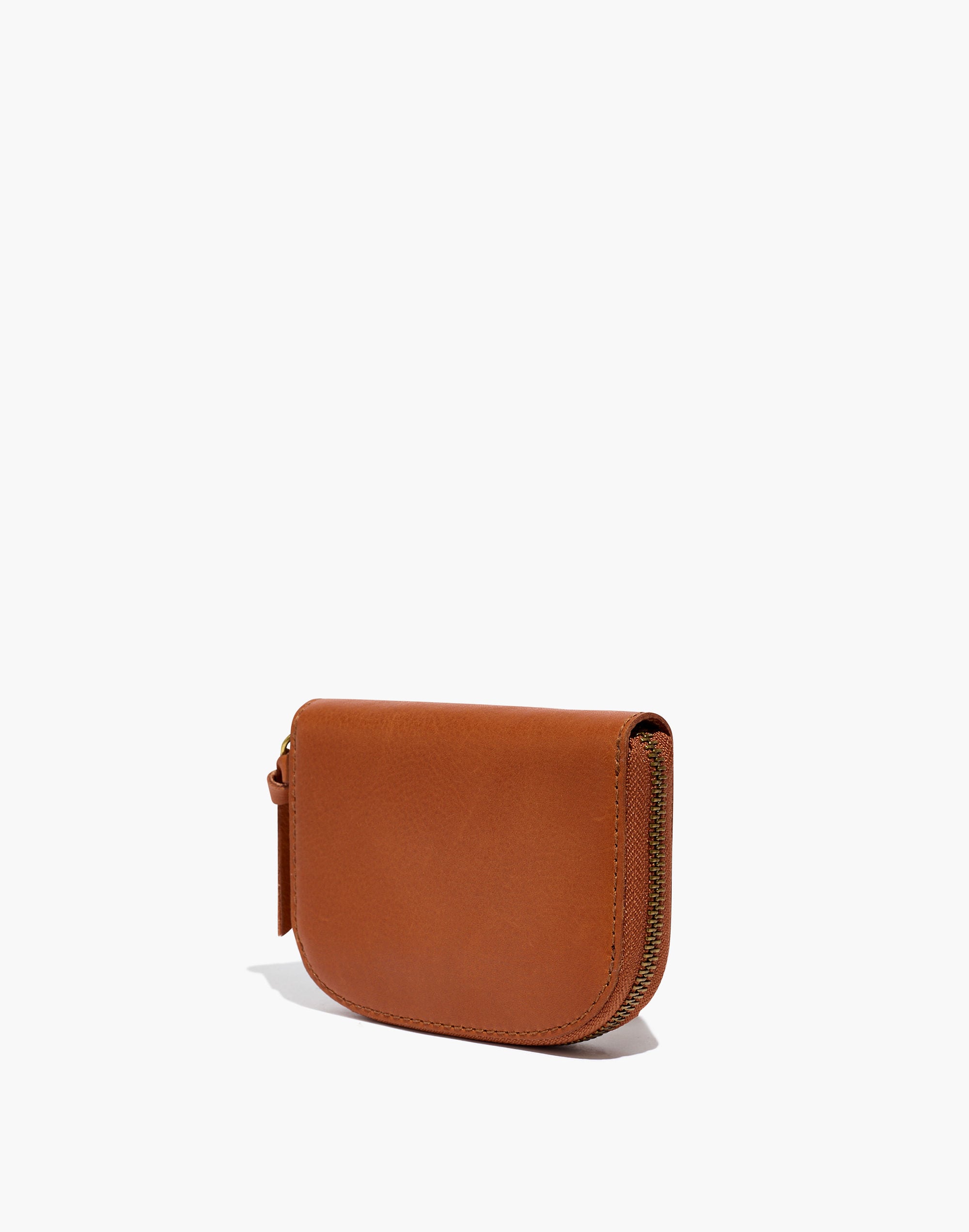 The Zip Wallet in Leather in null image 3