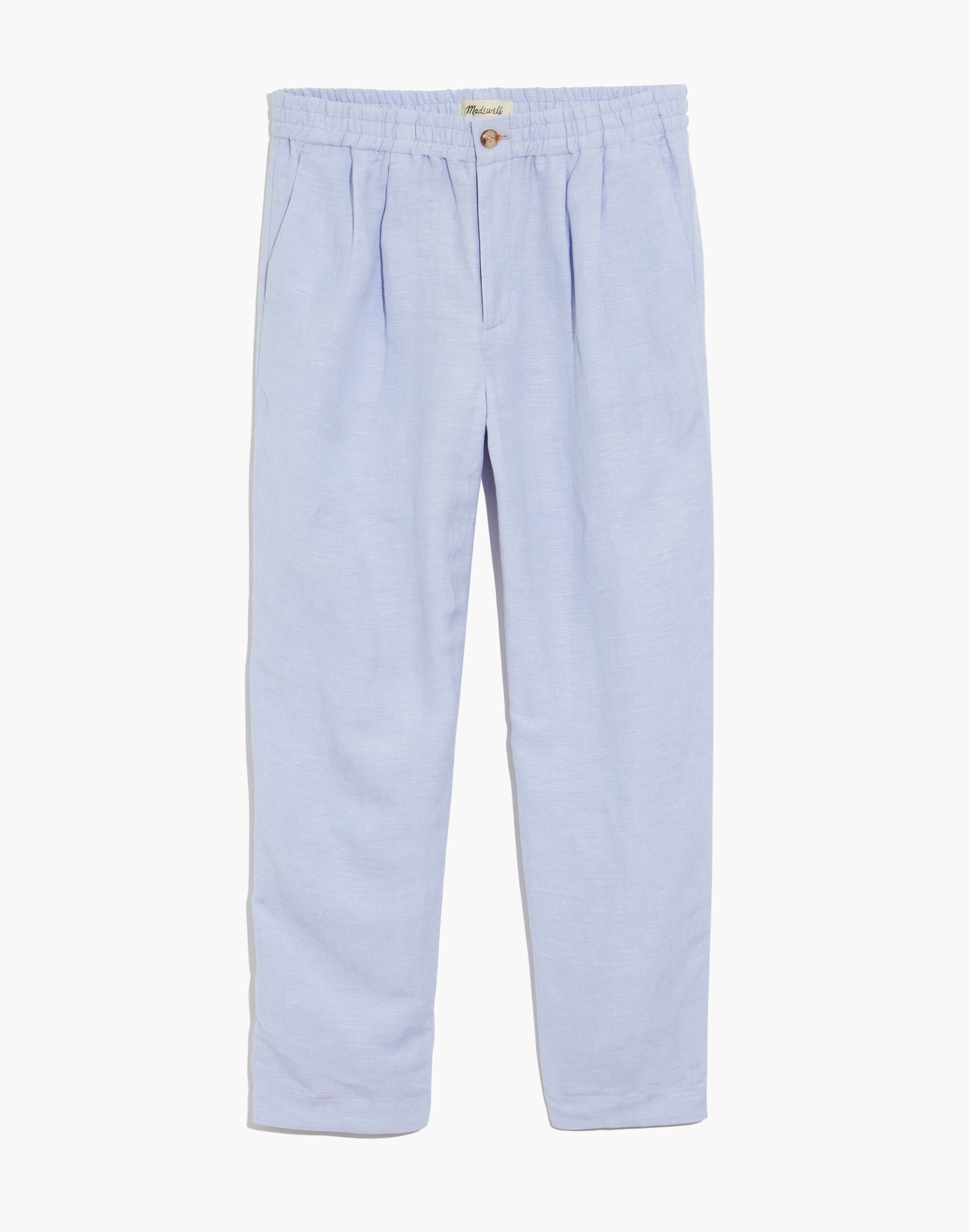 Linen-Blend Track Trousers