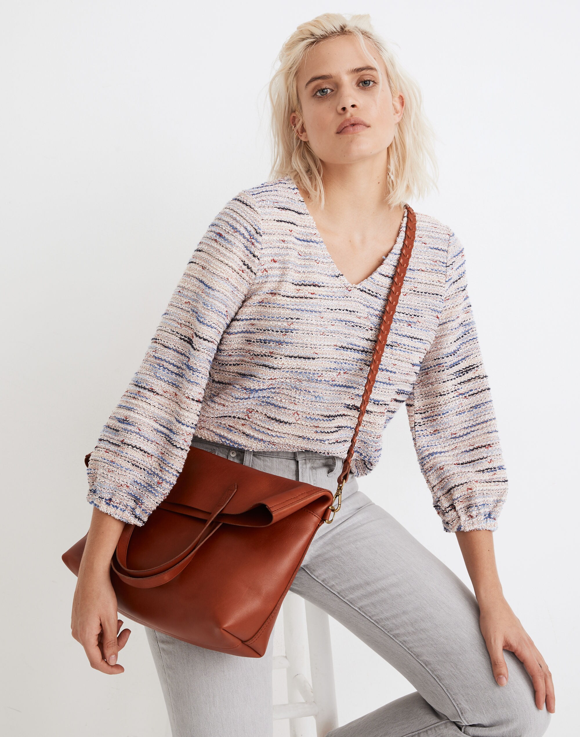 The Foldover Transport Tote: Whipstitched Edition