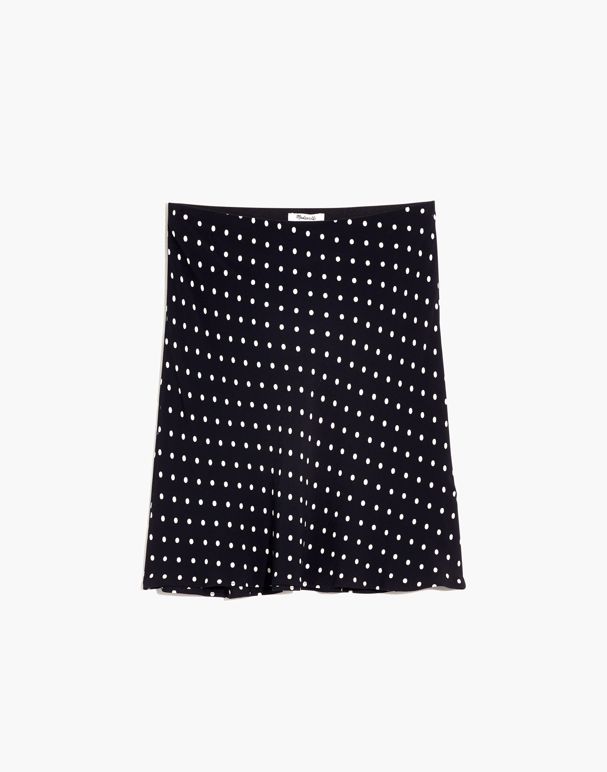 Mini Slip Skirt in Polka Dot