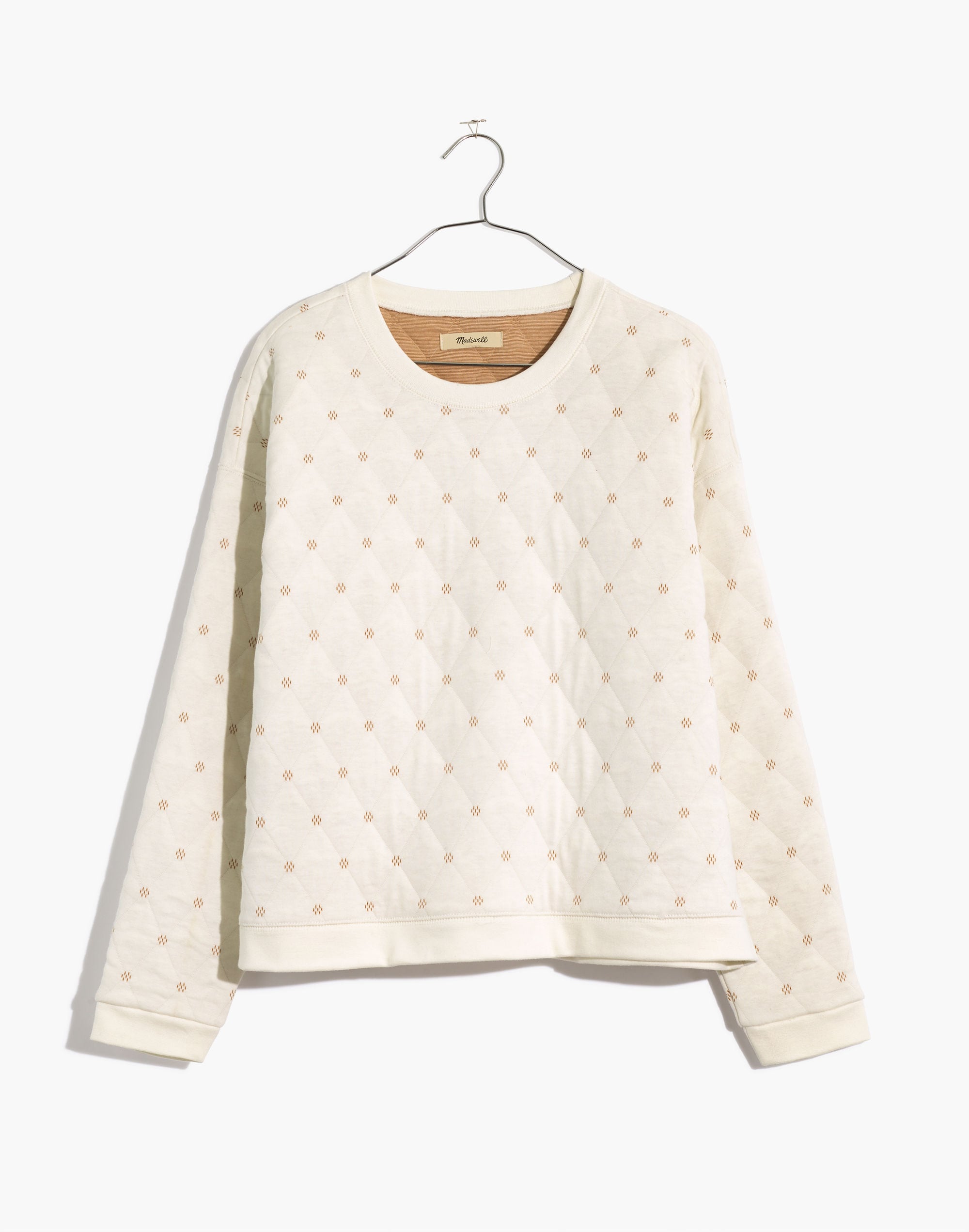 Quilted Swing Sweatshirt