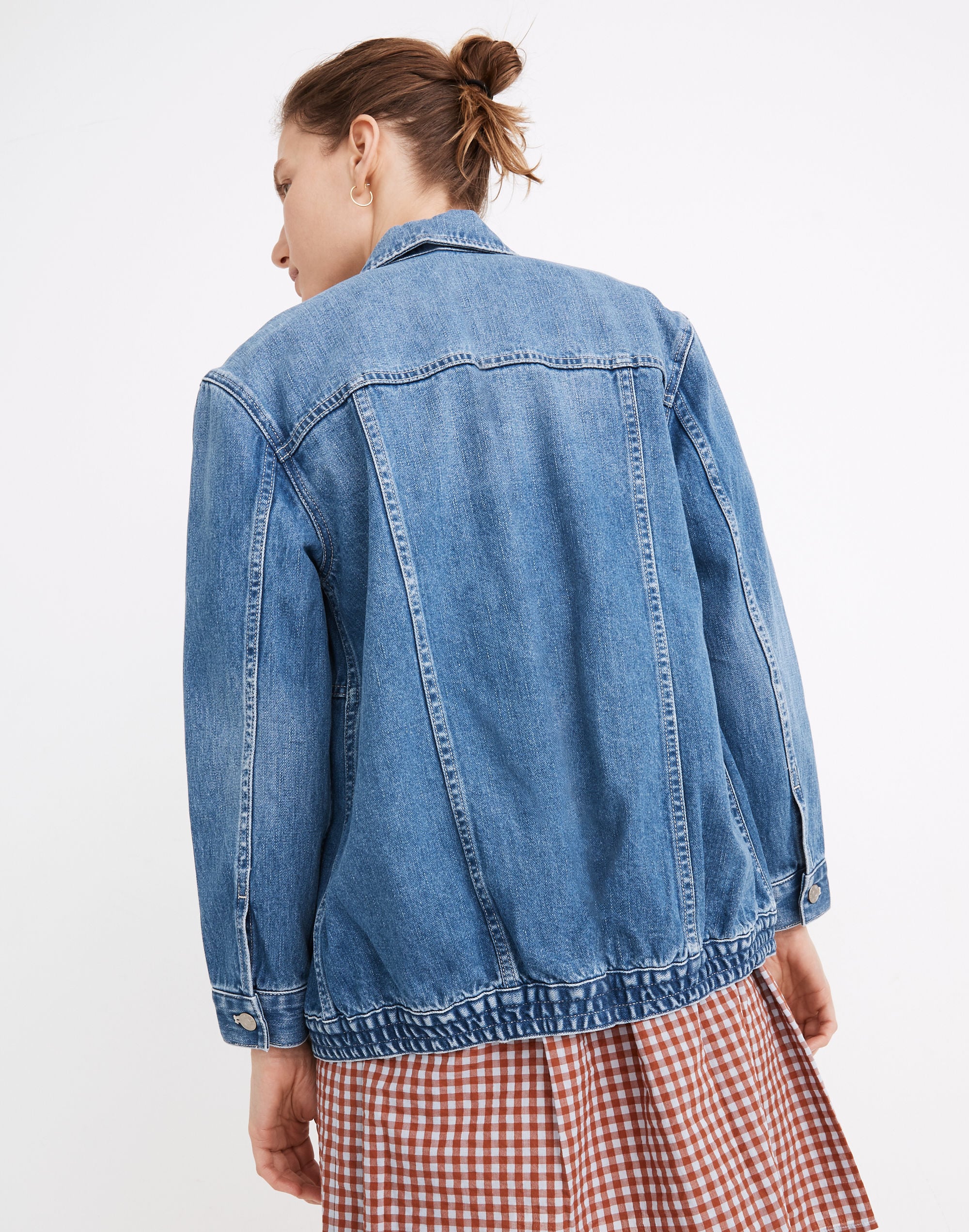 Banded Jean Jacket