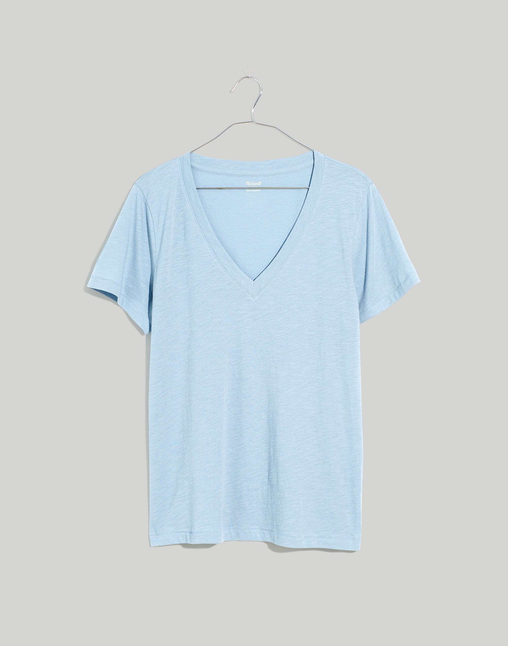 Plus Whisper Cotton V-Neck Tee