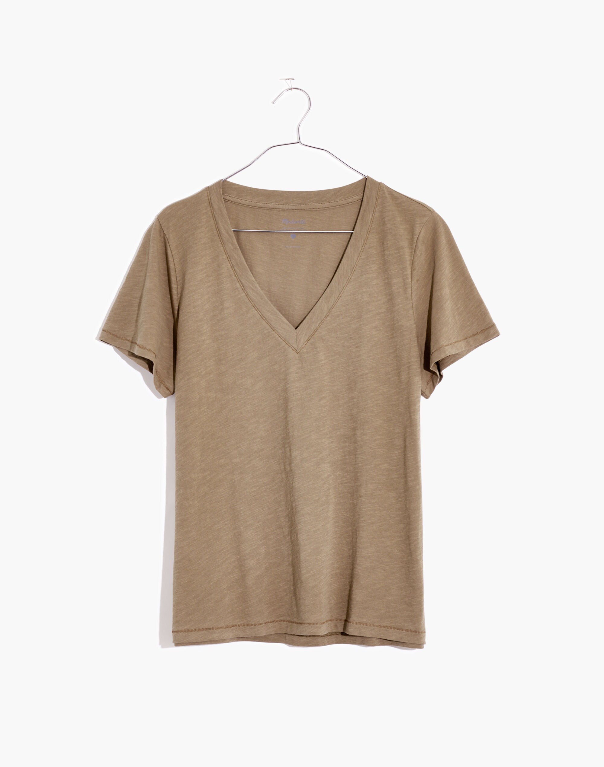 Plus Whisper Cotton V-Neck Tee