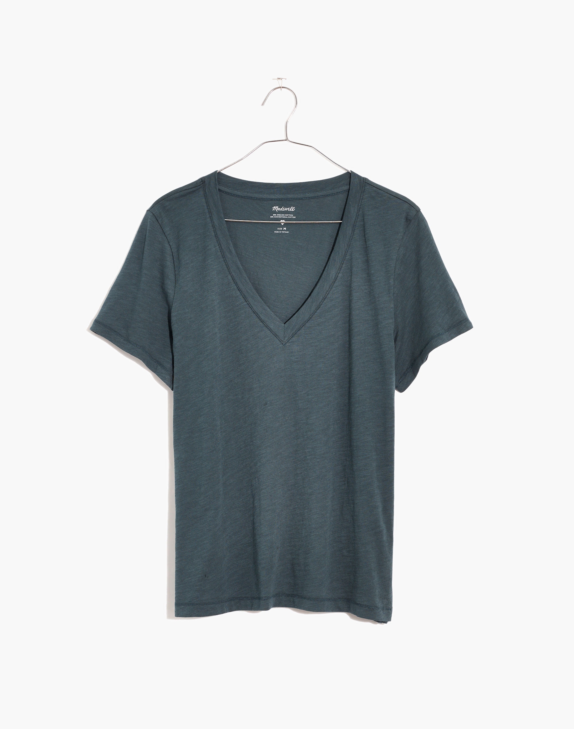 Plus Whisper Cotton V-Neck Tee