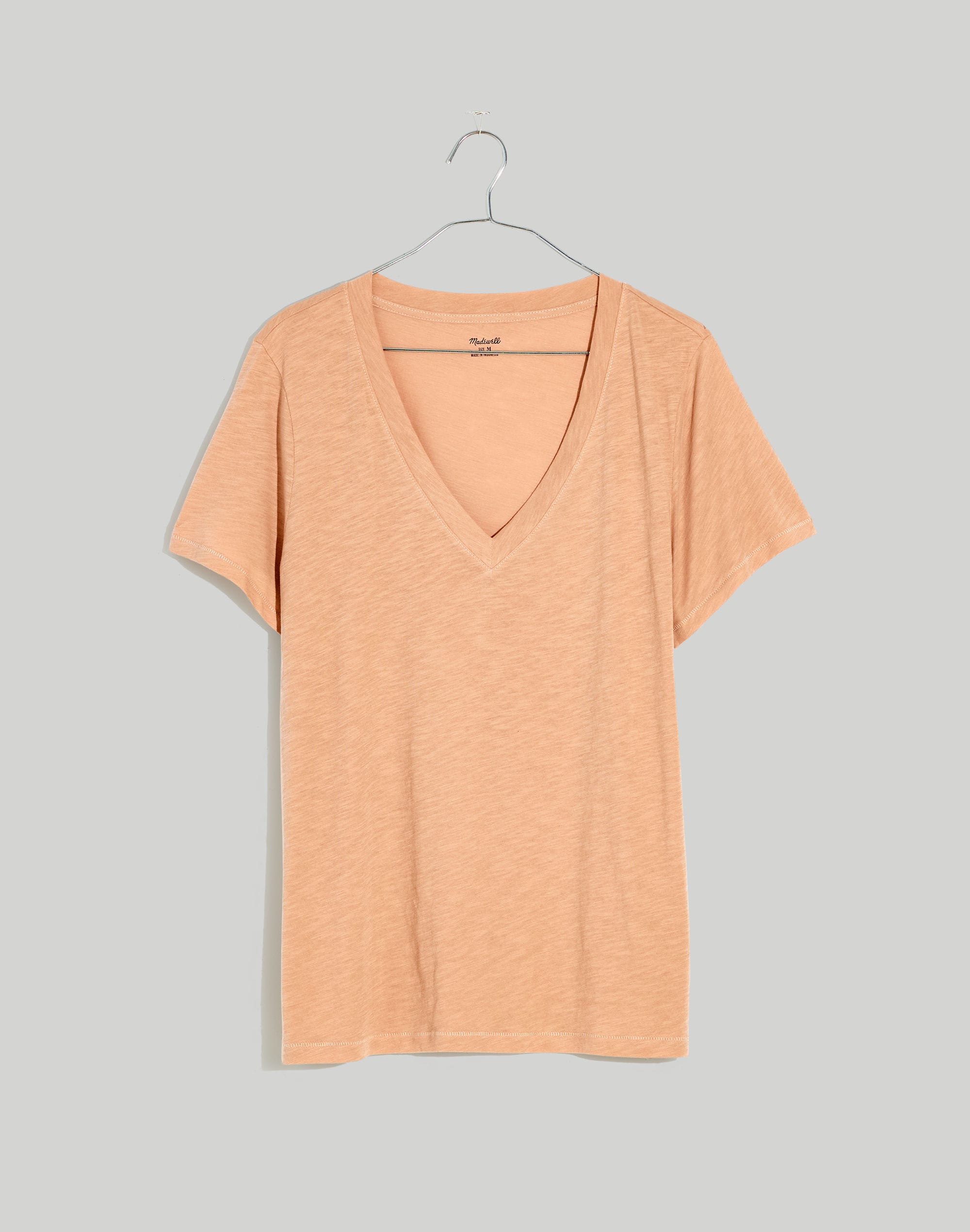 Plus Whisper Cotton V-Neck Tee