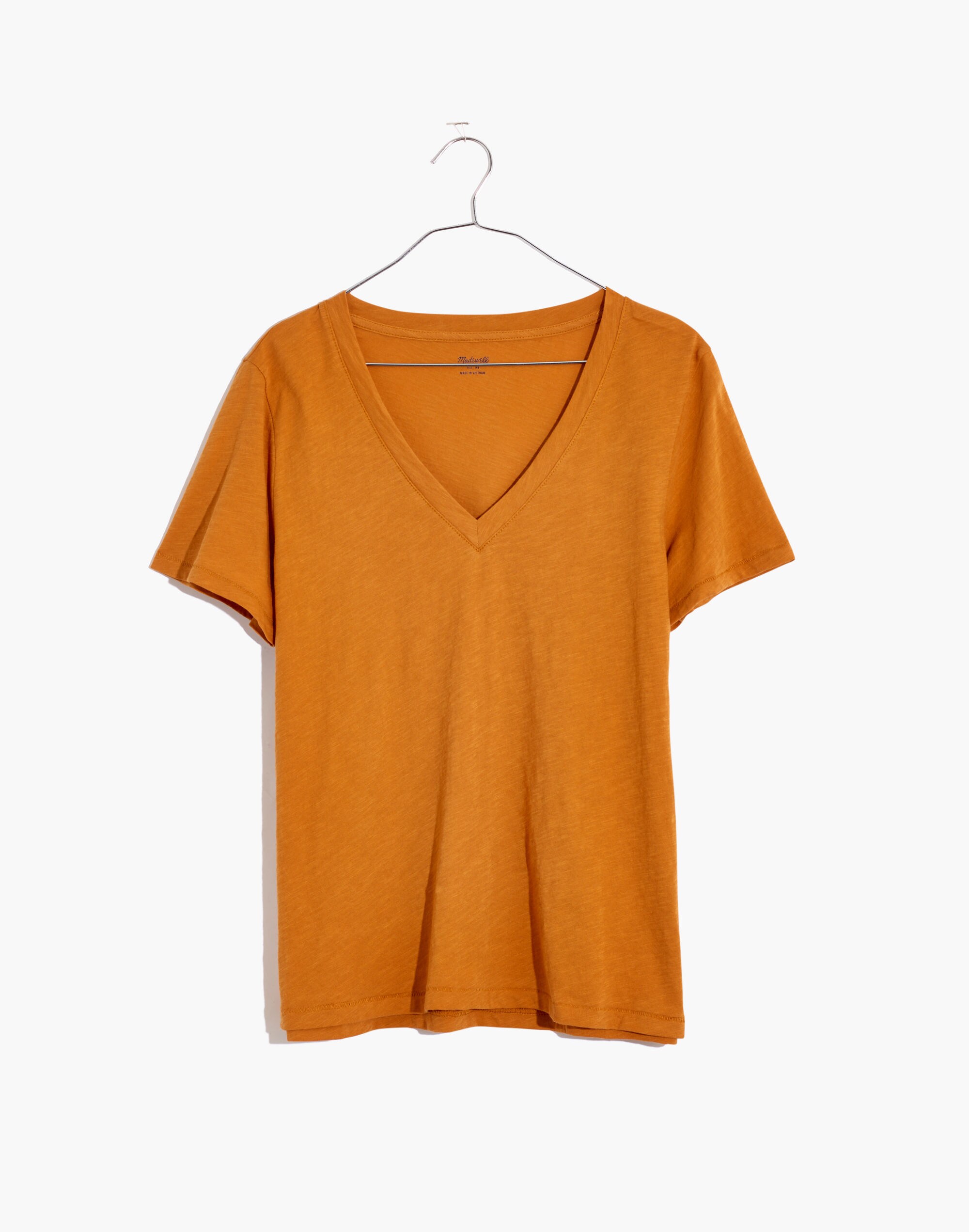 Plus Whisper Cotton V-Neck Tee