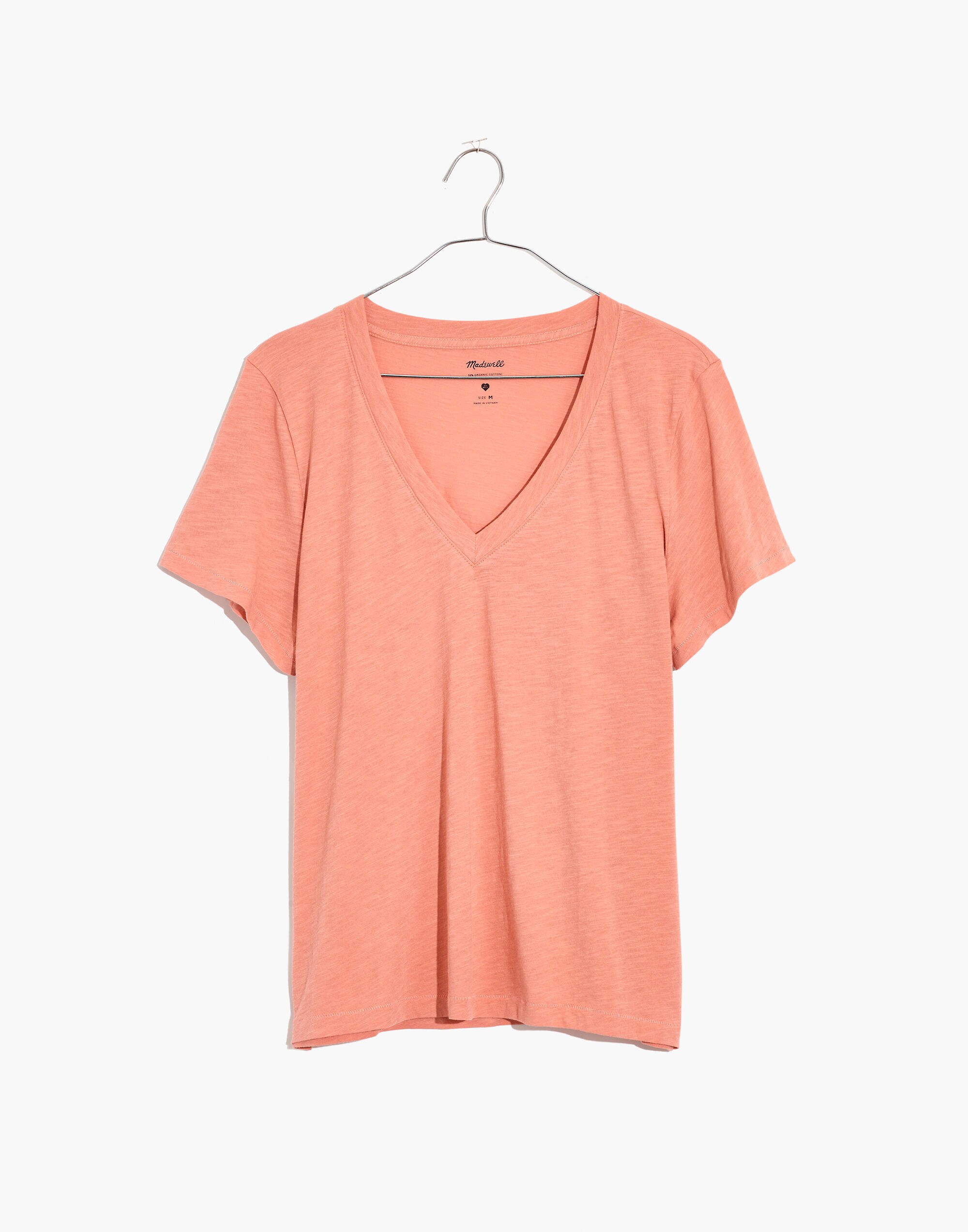 Plus Whisper Cotton V-Neck Tee