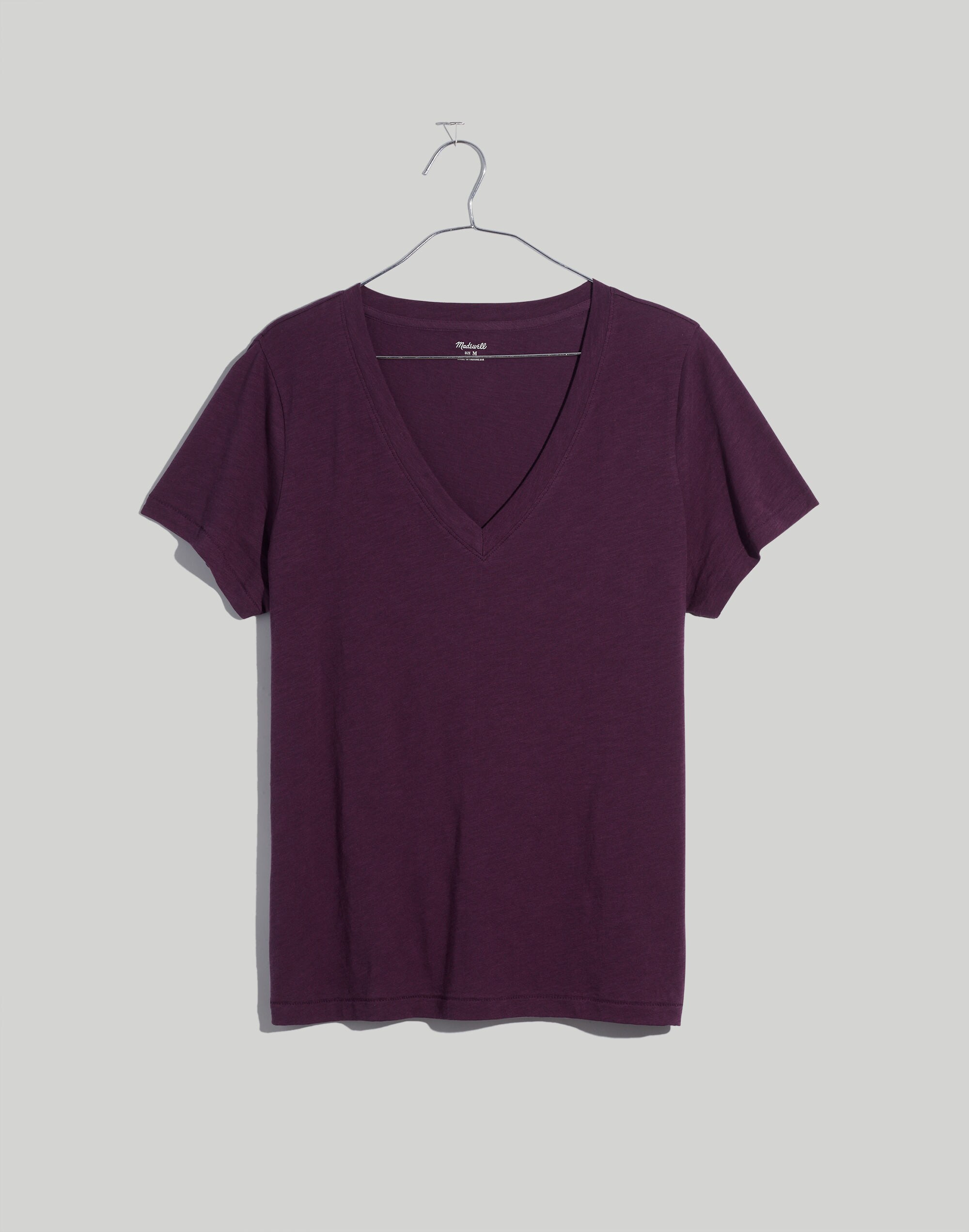 Plus Whisper Cotton V-Neck Tee