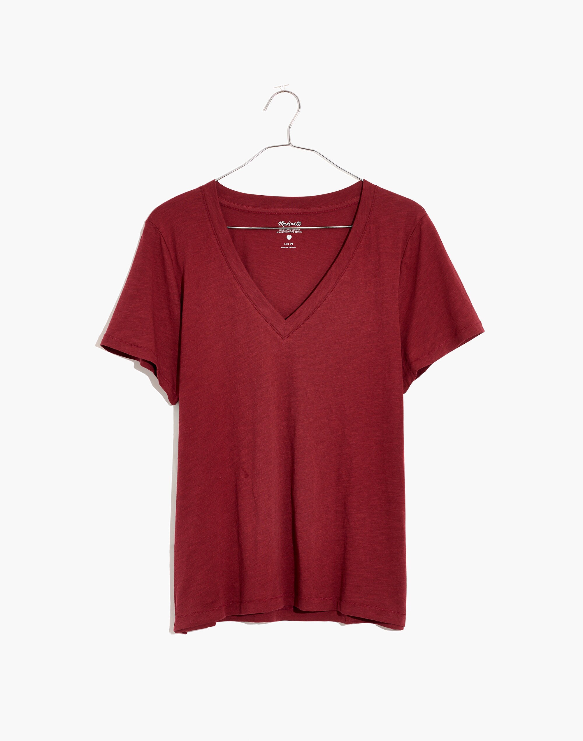 Plus Whisper Cotton V-Neck Tee