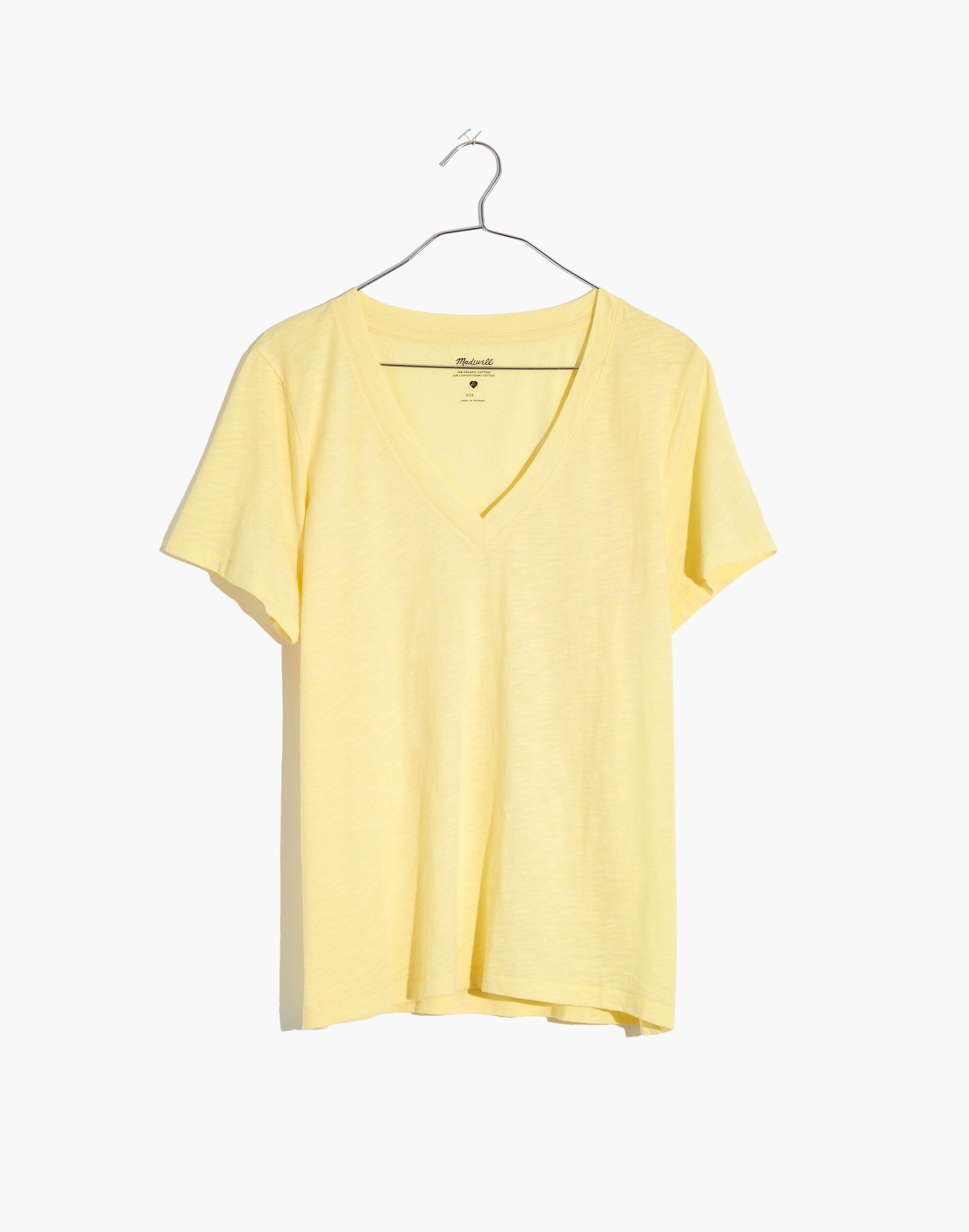 Plus Whisper Cotton V-Neck Tee