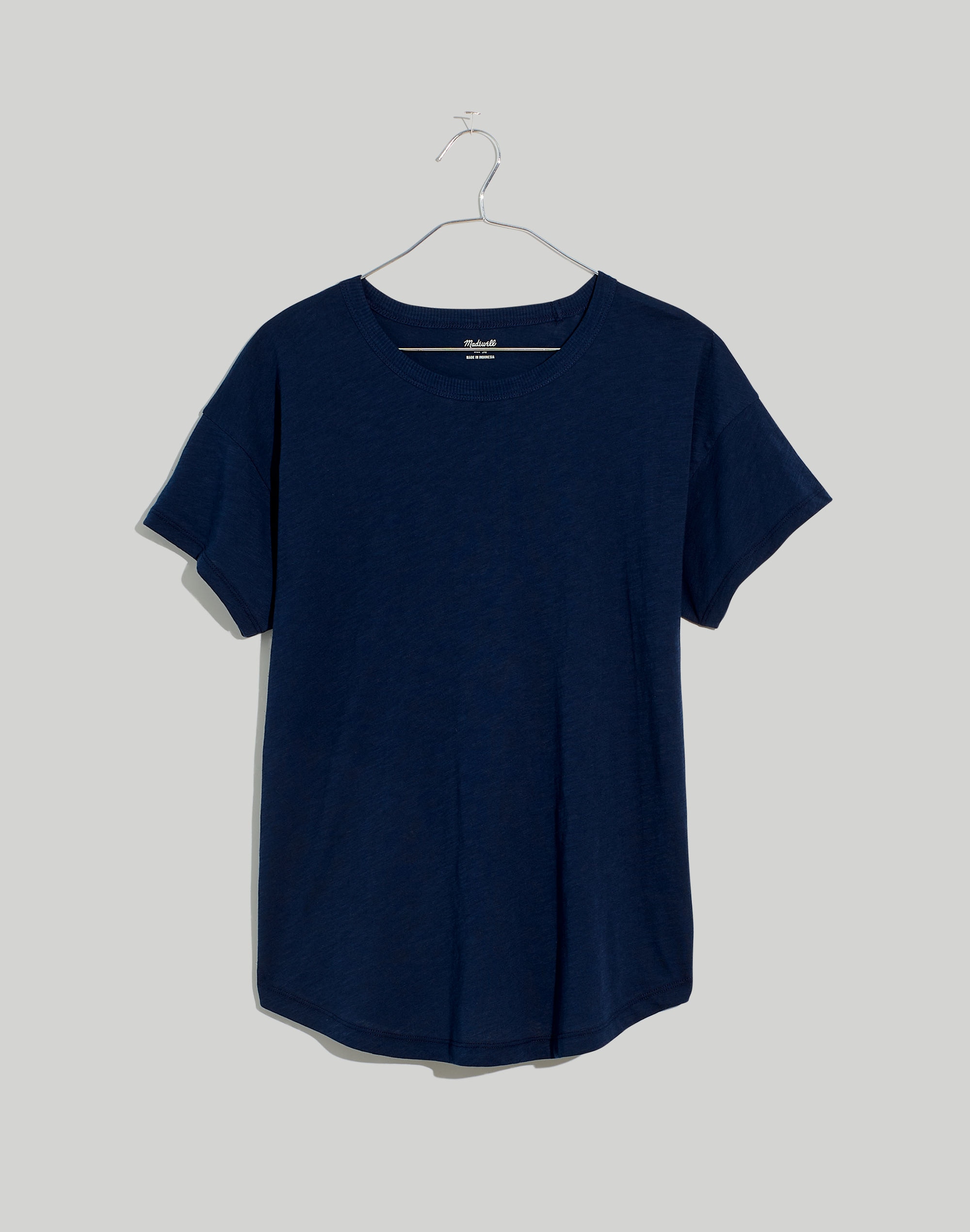 Plus Whisper Cotton Crew Neck Tee