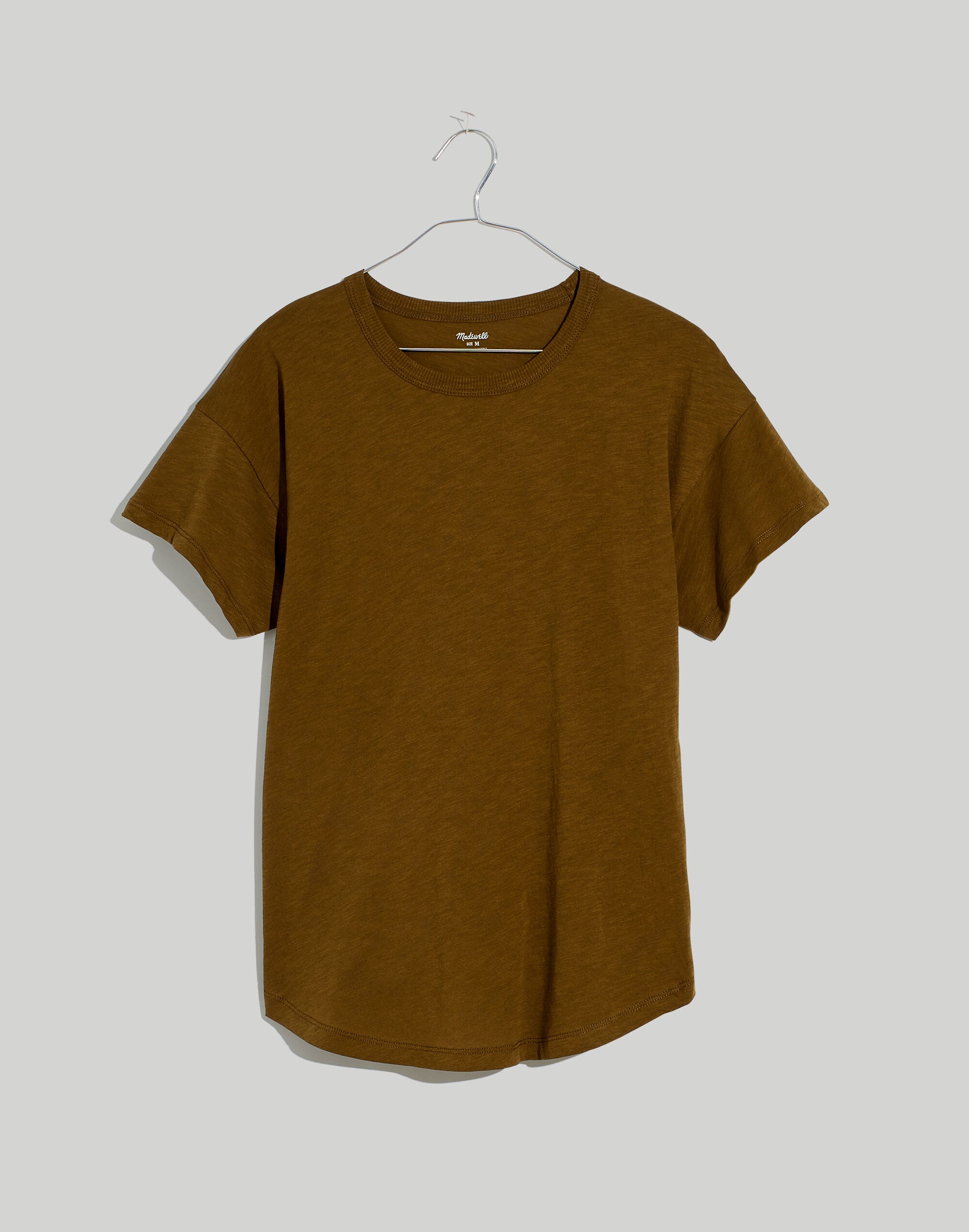 Plus Whisper Cotton Crew Neck Tee
