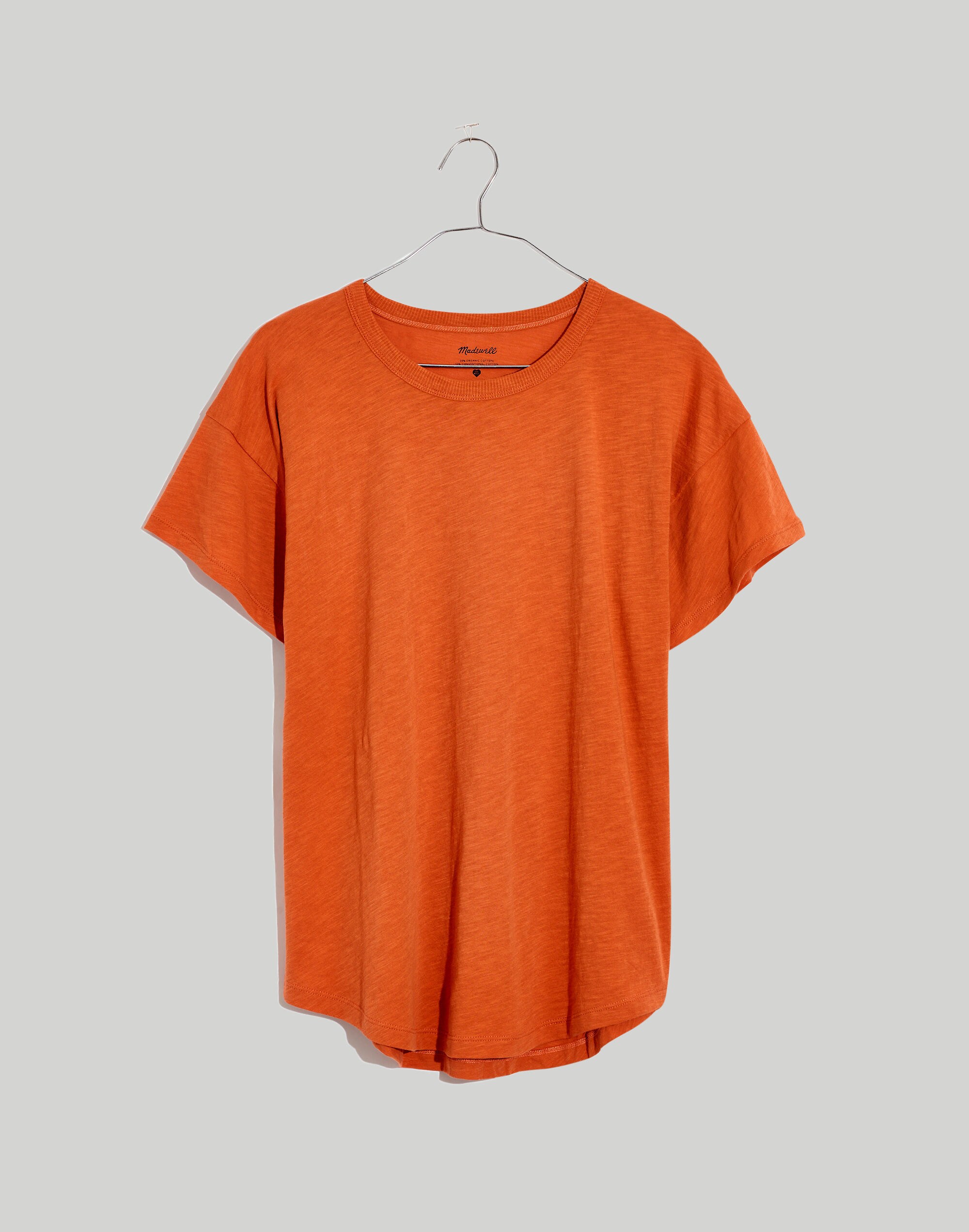 Plus Whisper Cotton Crew Neck Tee