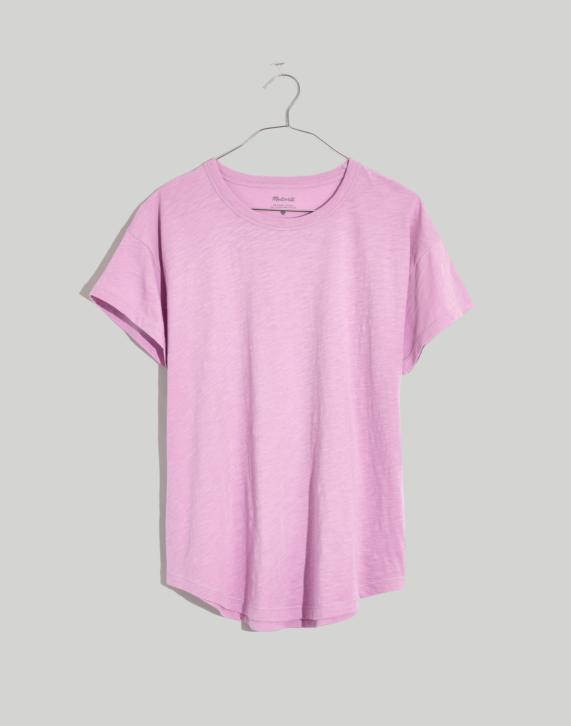 Plus Whisper Cotton Crew Neck Tee