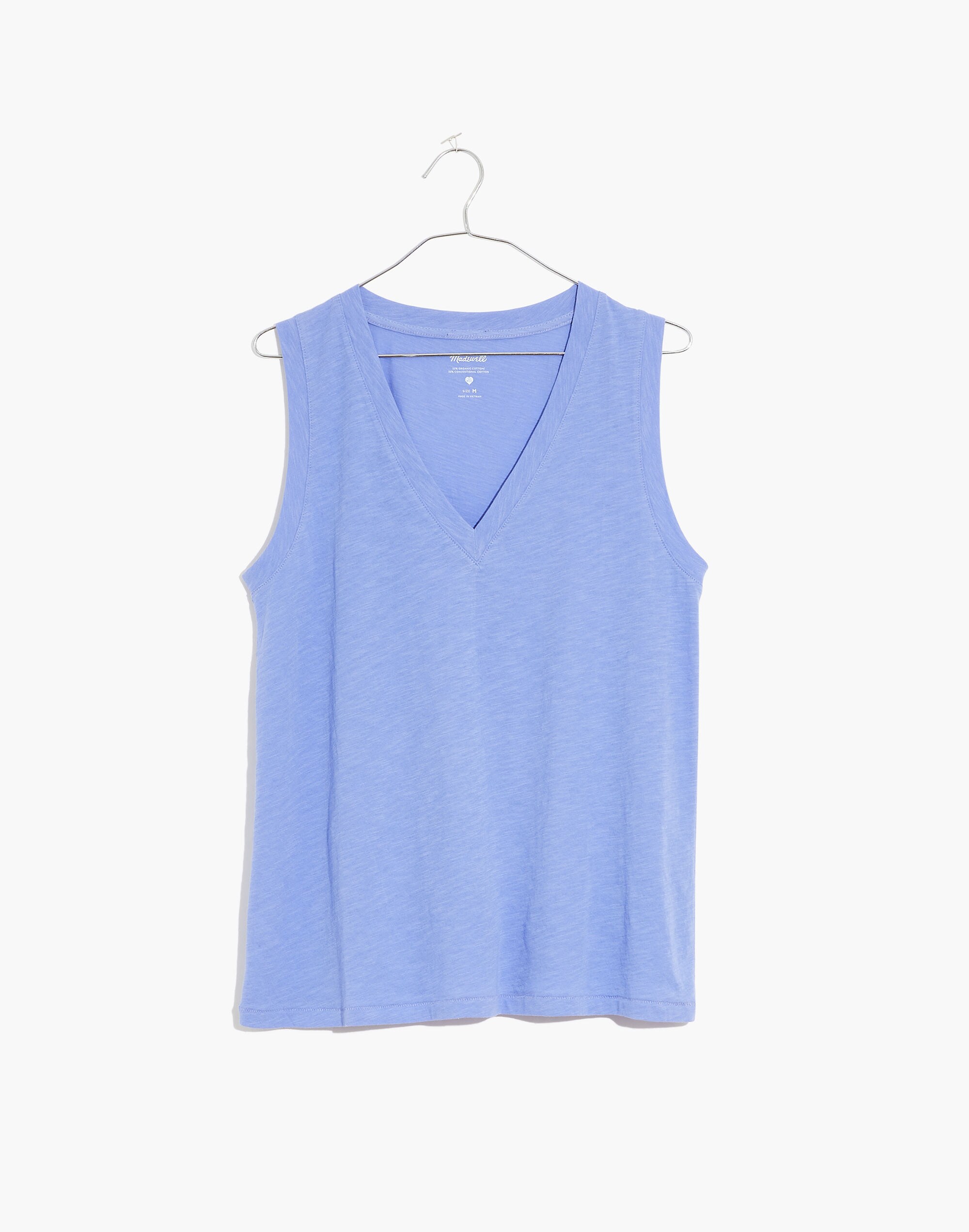Plus Whisper Cotton V-Neck Tank
