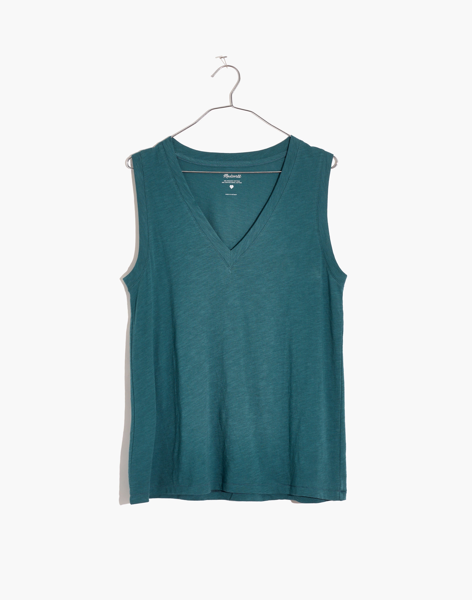 Plus Whisper Cotton V-Neck Tank