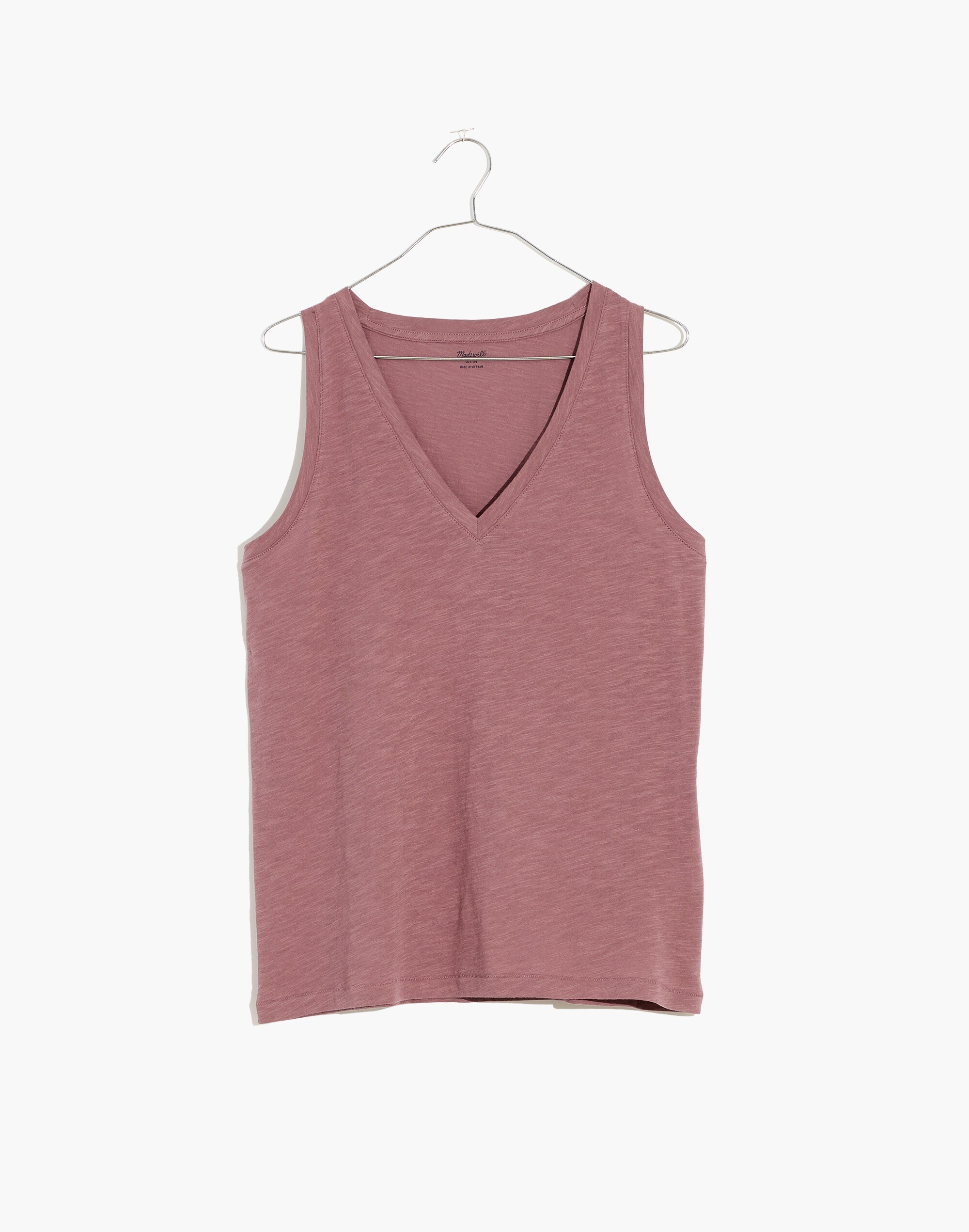 Plus Whisper Cotton V-Neck Tank