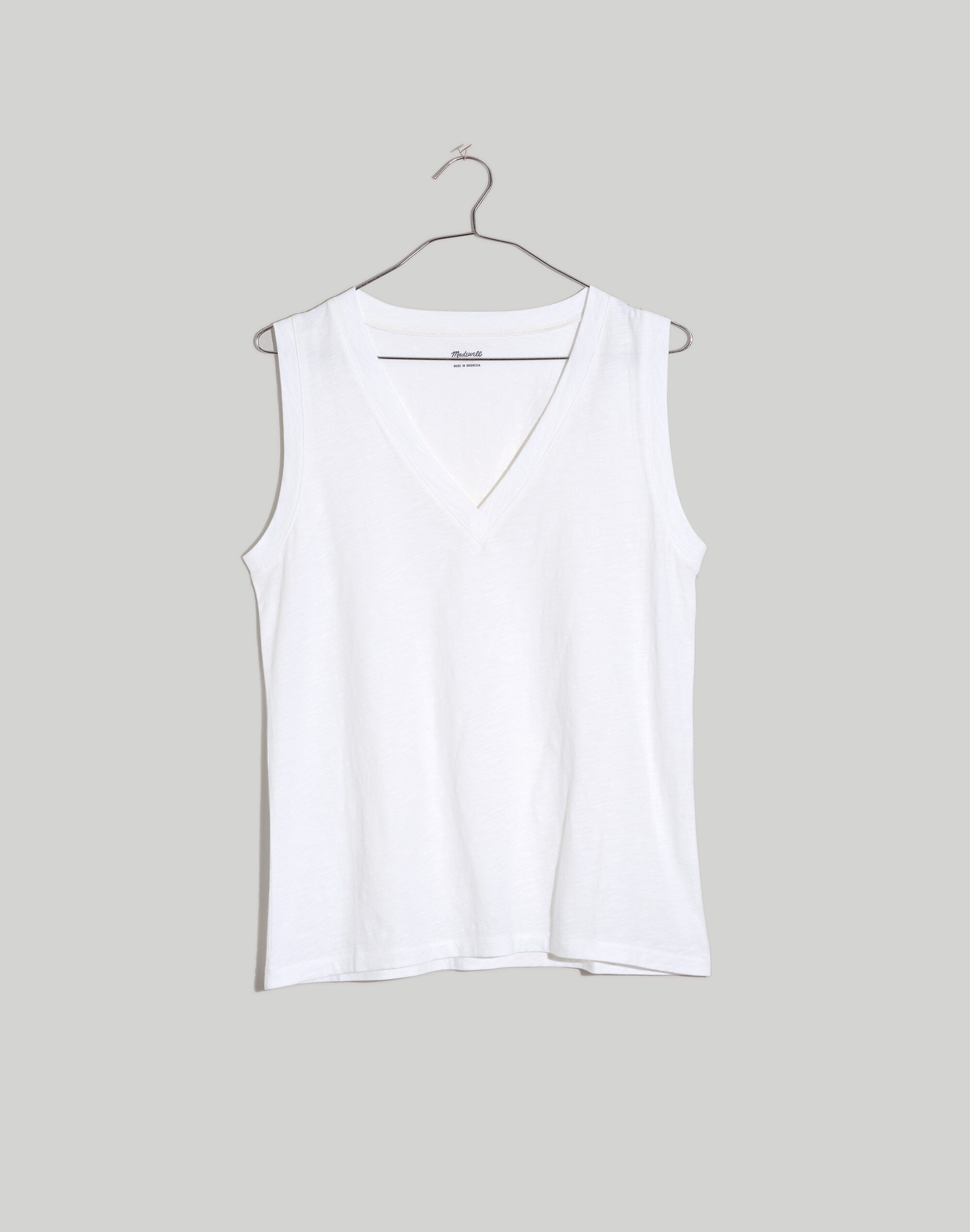 Plus Whisper Cotton V-Neck Tank