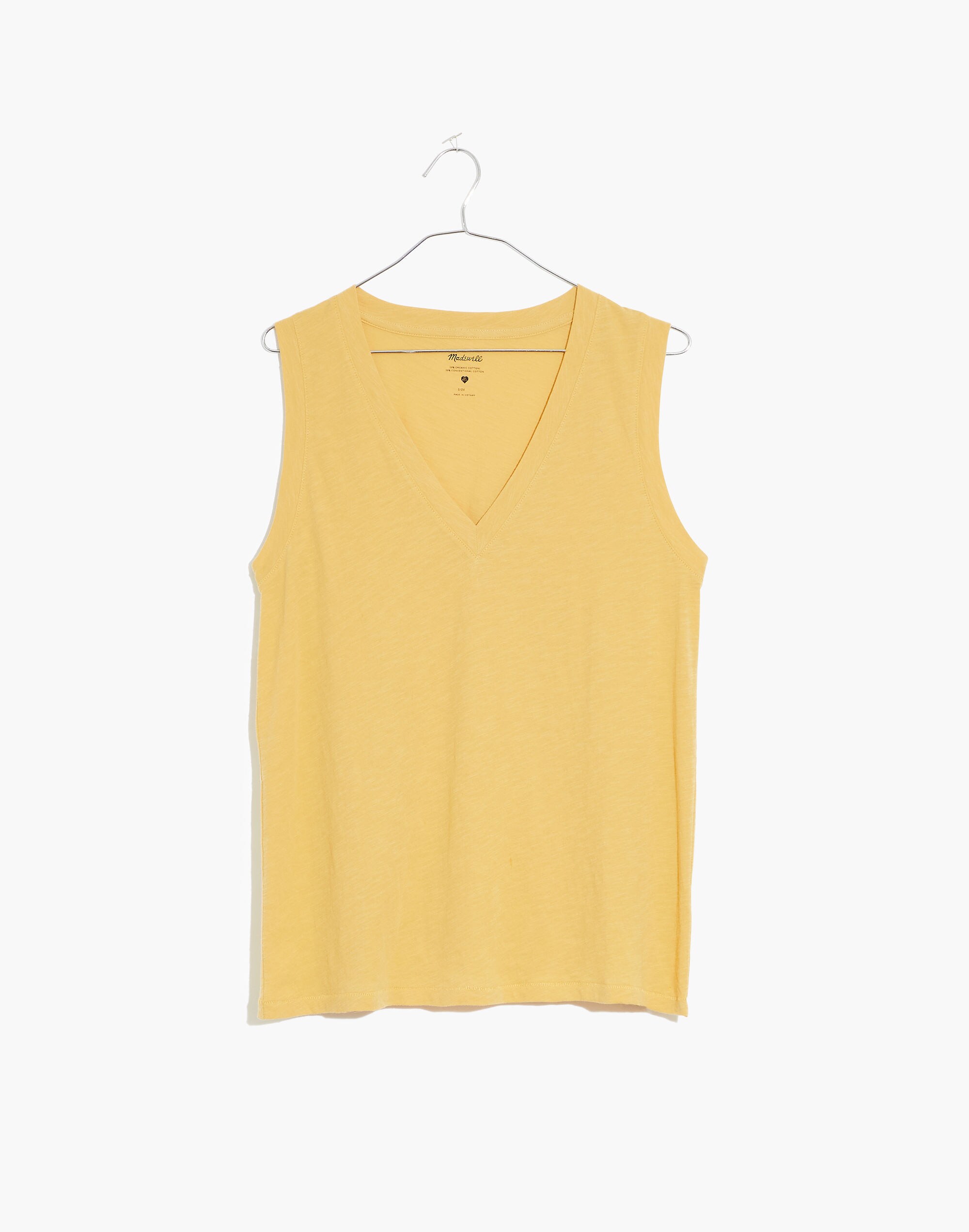 Plus Whisper Cotton V-Neck Tank
