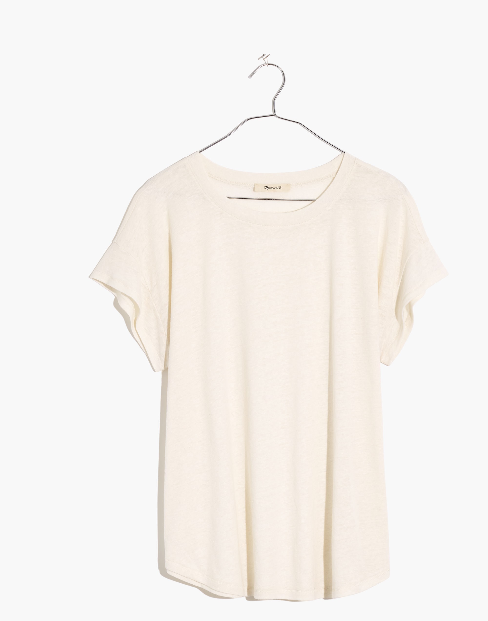Plus Linen-Blend Asbury Tee