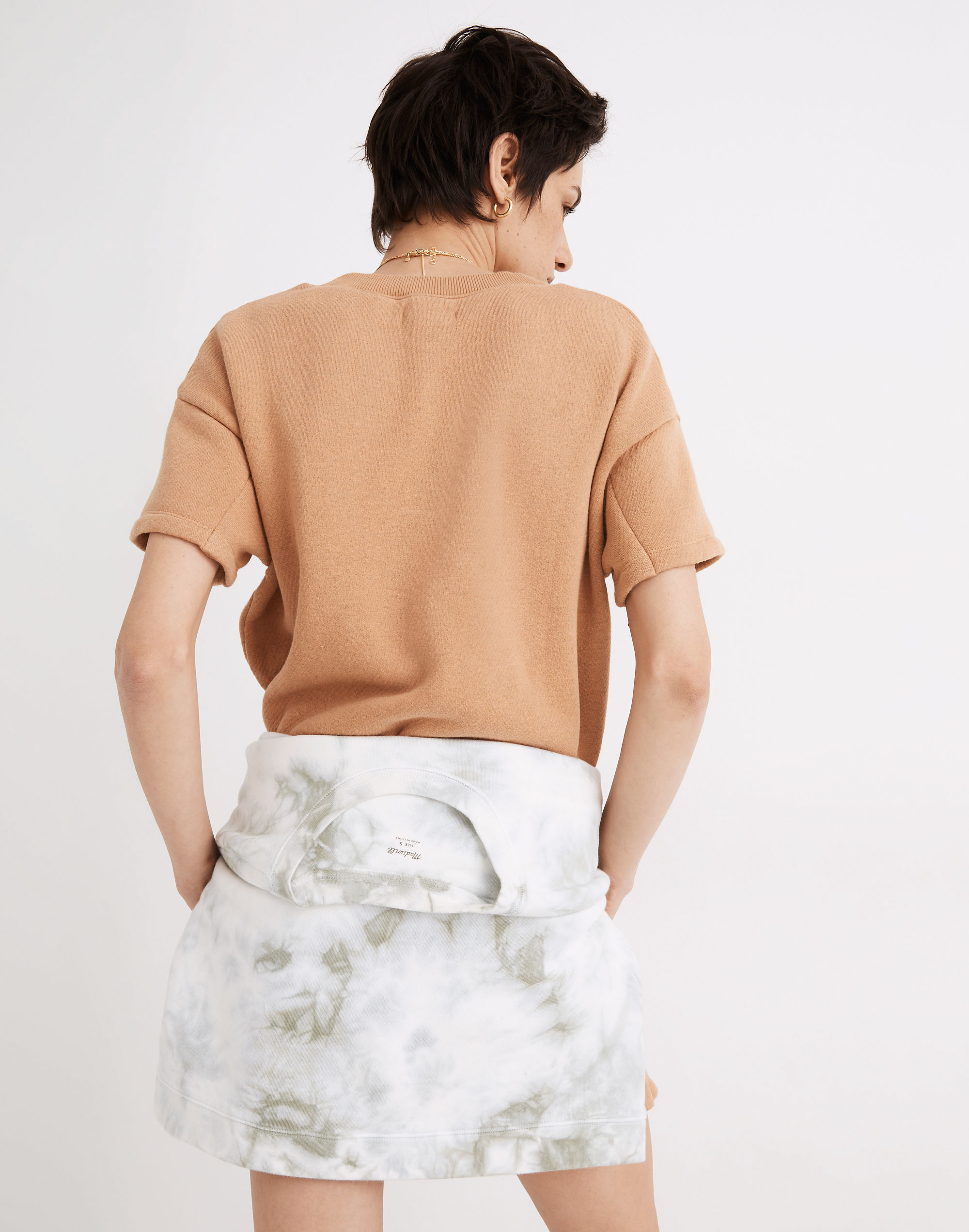 MWL Airyterry V-Neck Sweatshirt Tee