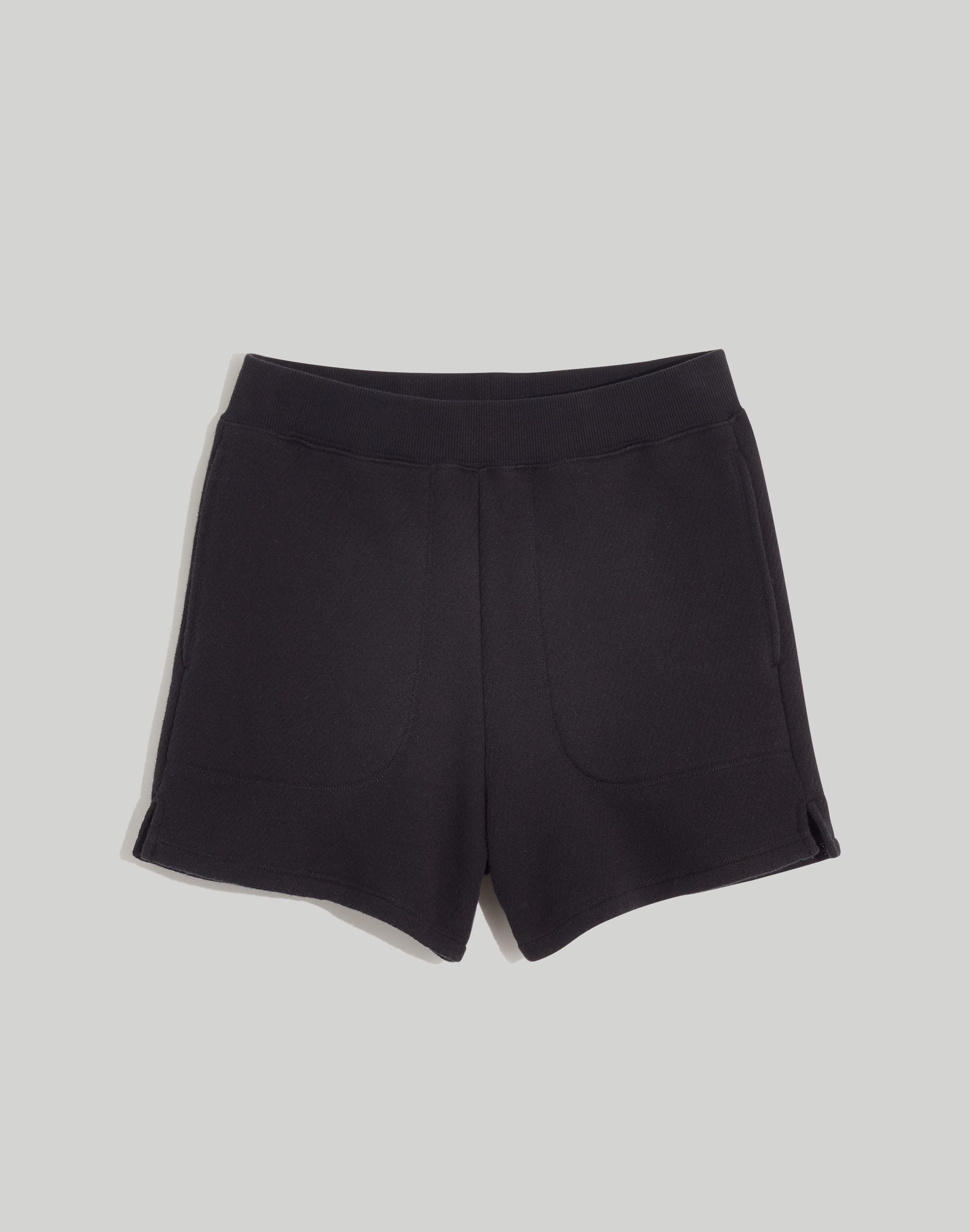 Airyterry Stitched-Pocket Sweatshorts