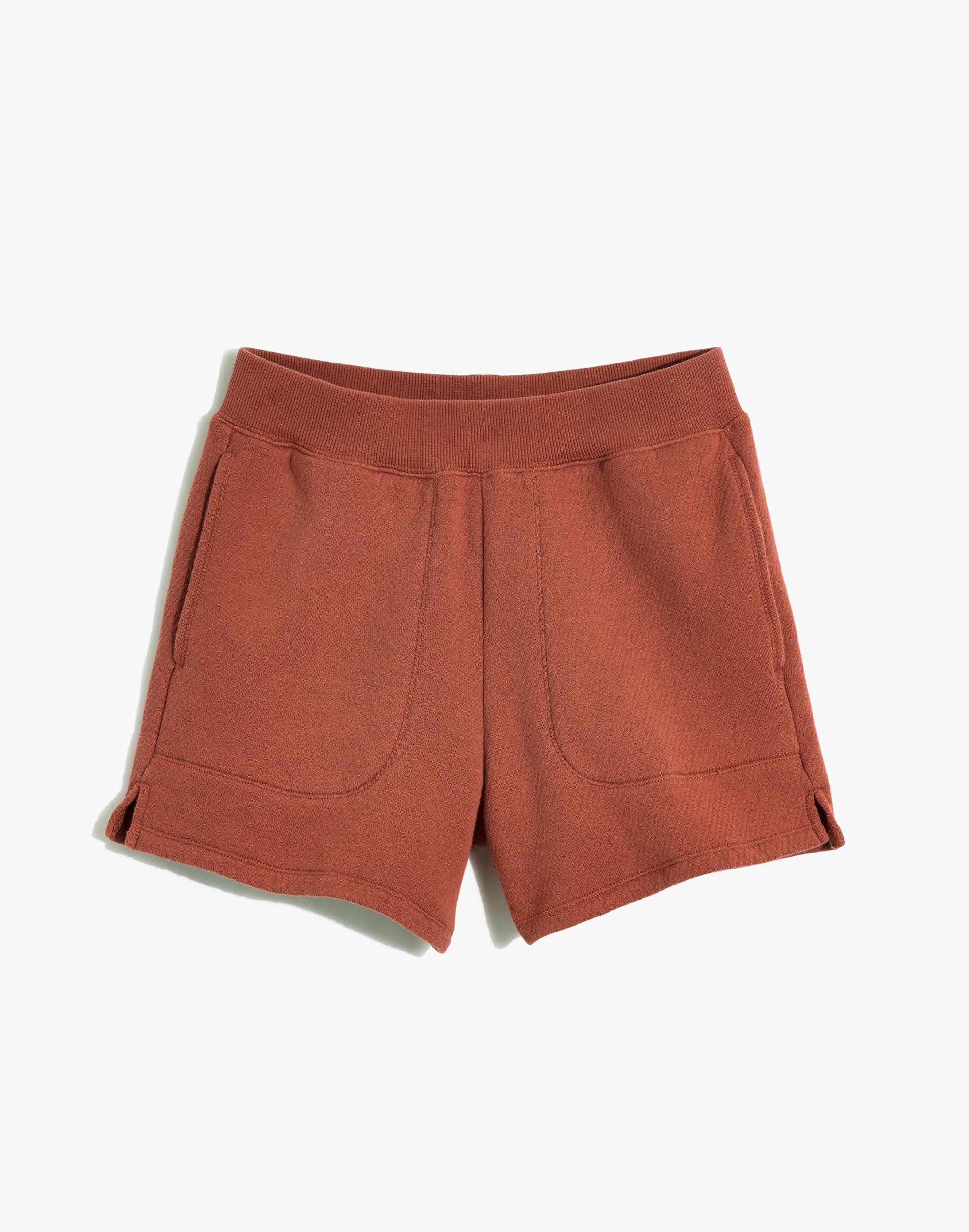 Airyterry Stitched-Pocket Sweatshorts