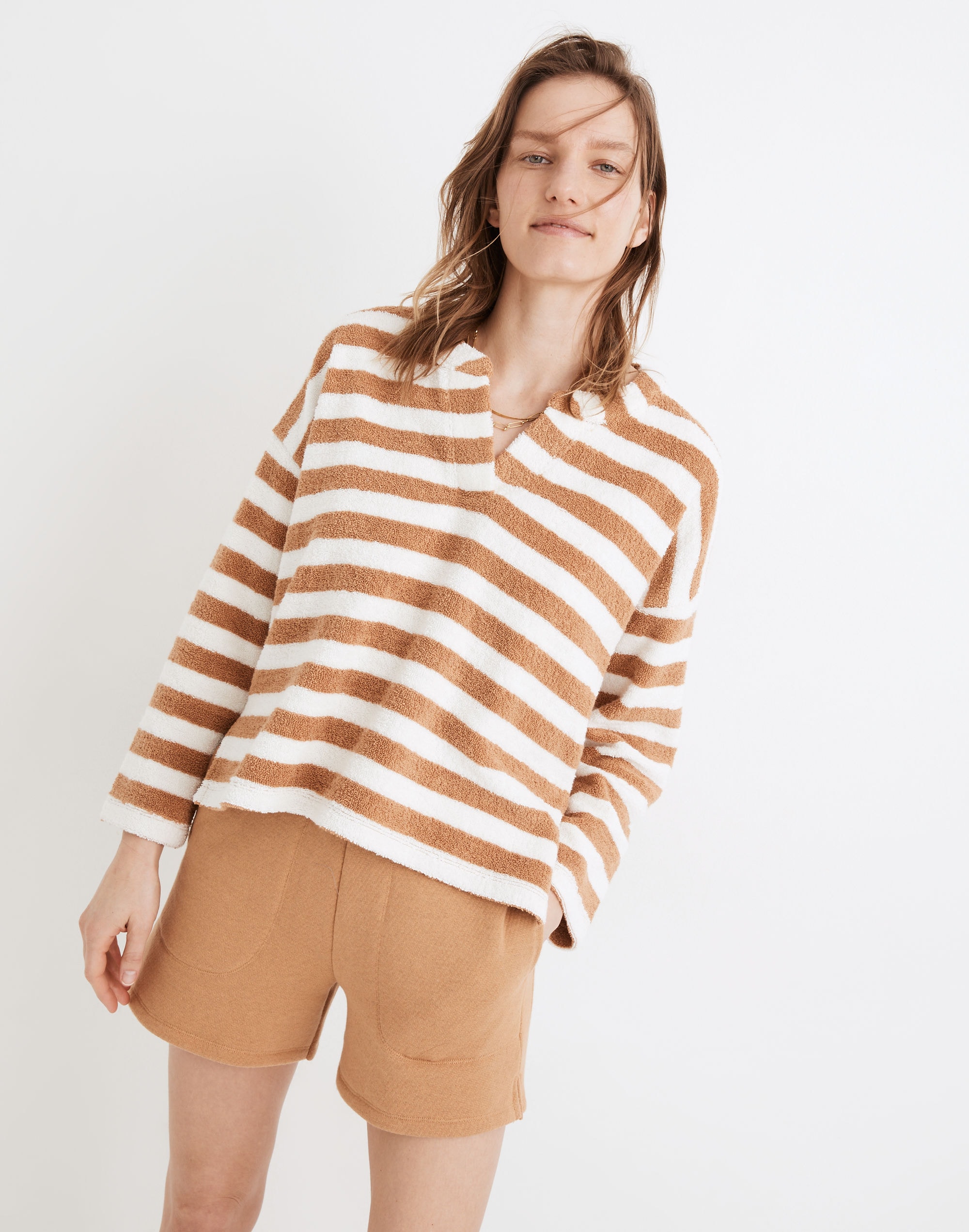 MWL Loop Terry Notched Sweatshirt