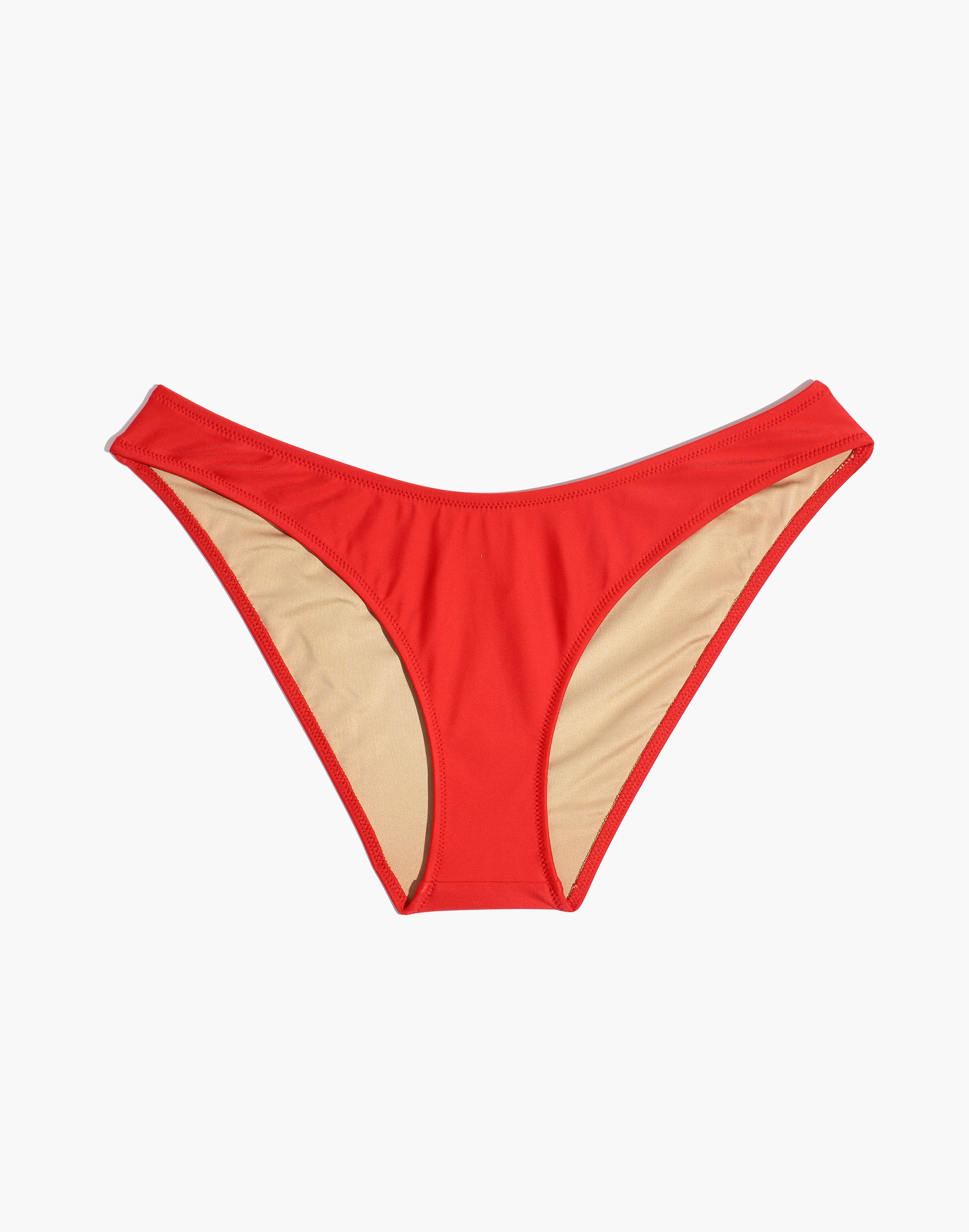 Madewell Second Wave Curved-Waist Bikini Bottom