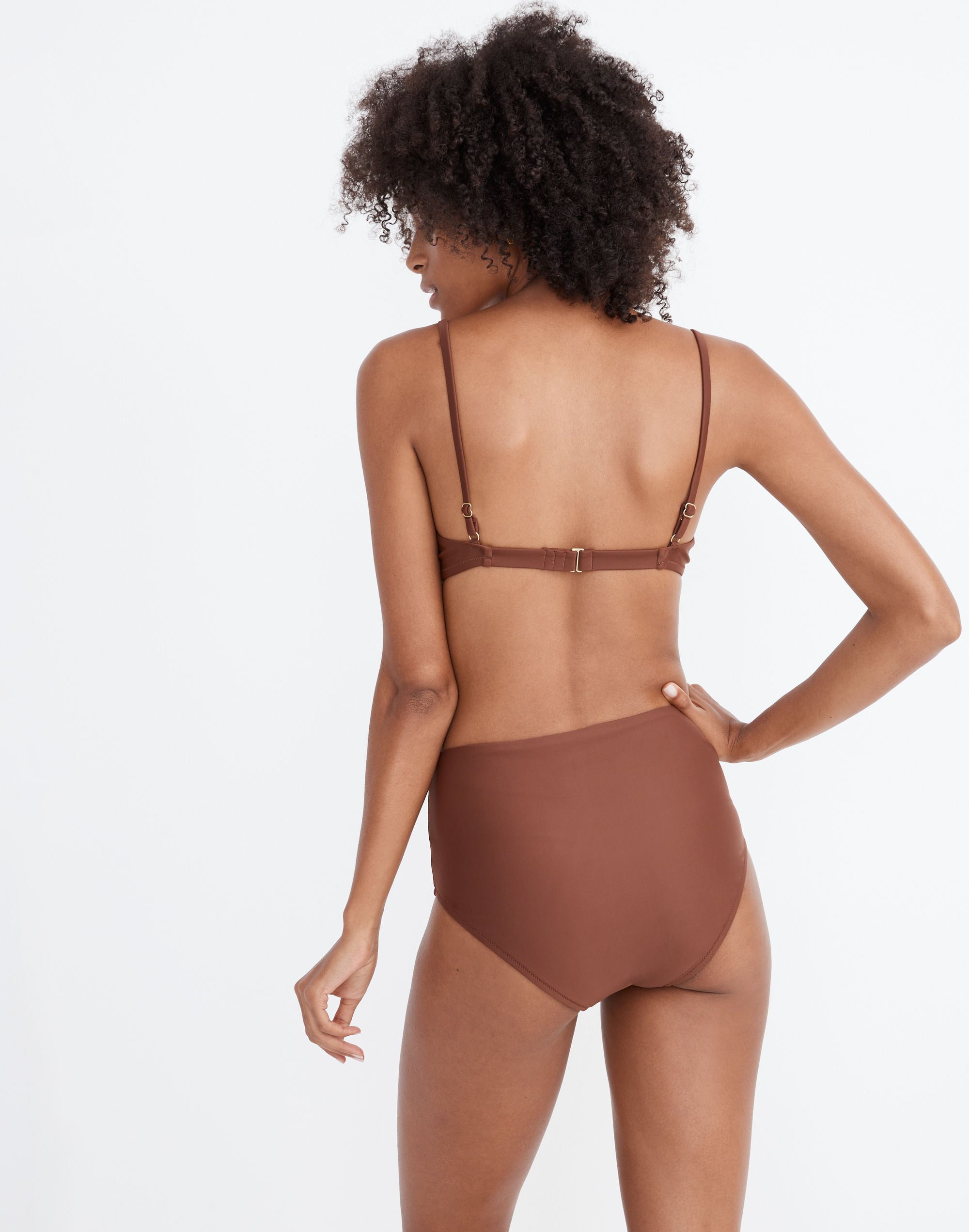 Madewell Second Wave Retro High-Waisted Bikini Bottom