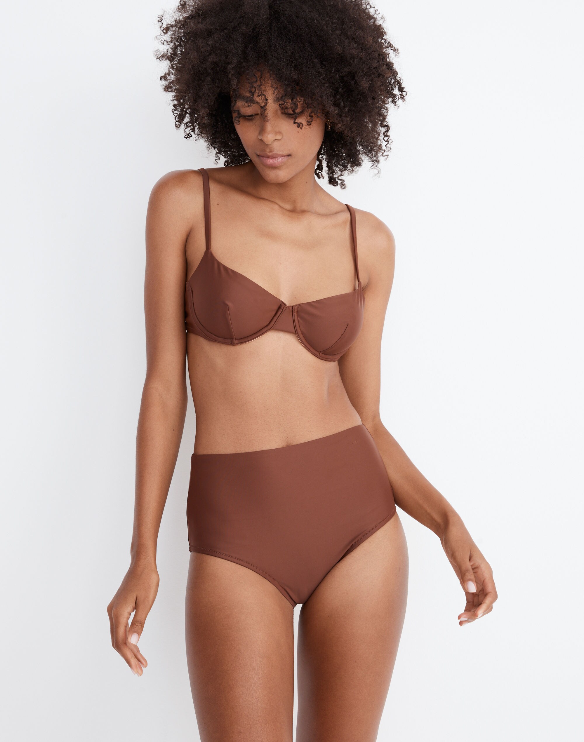 Madewell Second Wave Retro High-Waisted Bikini Bottom