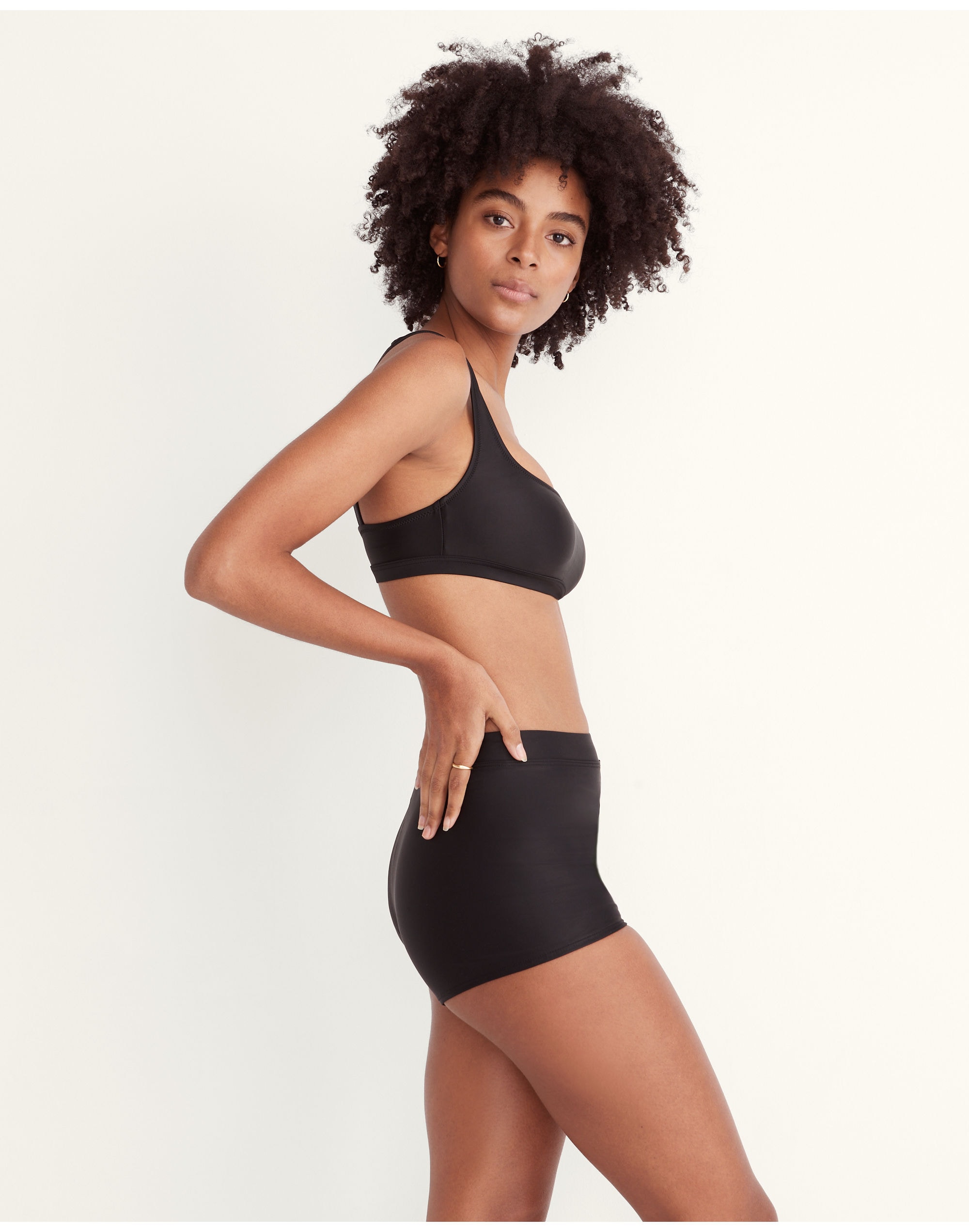 Madewell Second Wave Bikini Shorts Bottom