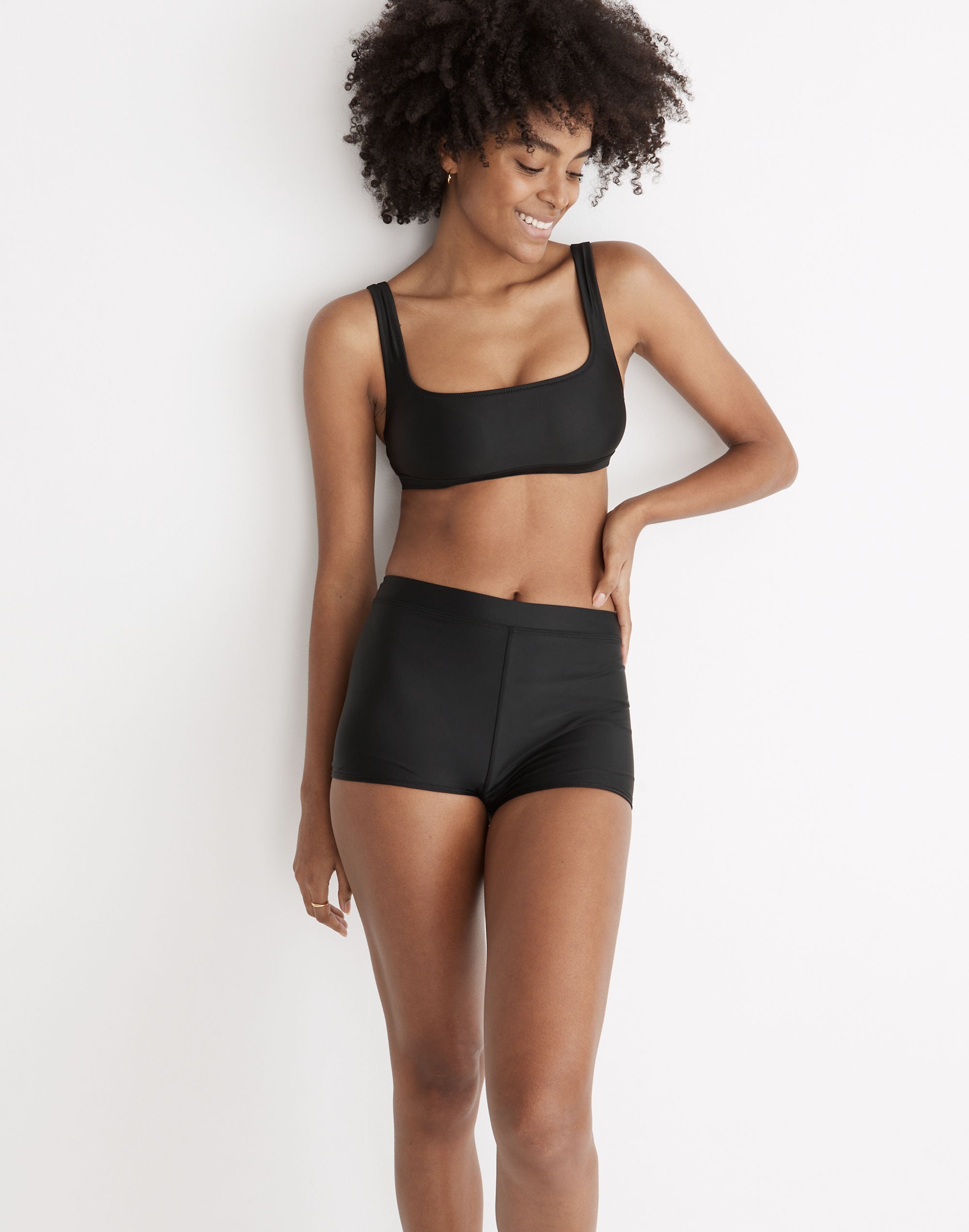 Madewell Second Wave Bikini Shorts Bottom