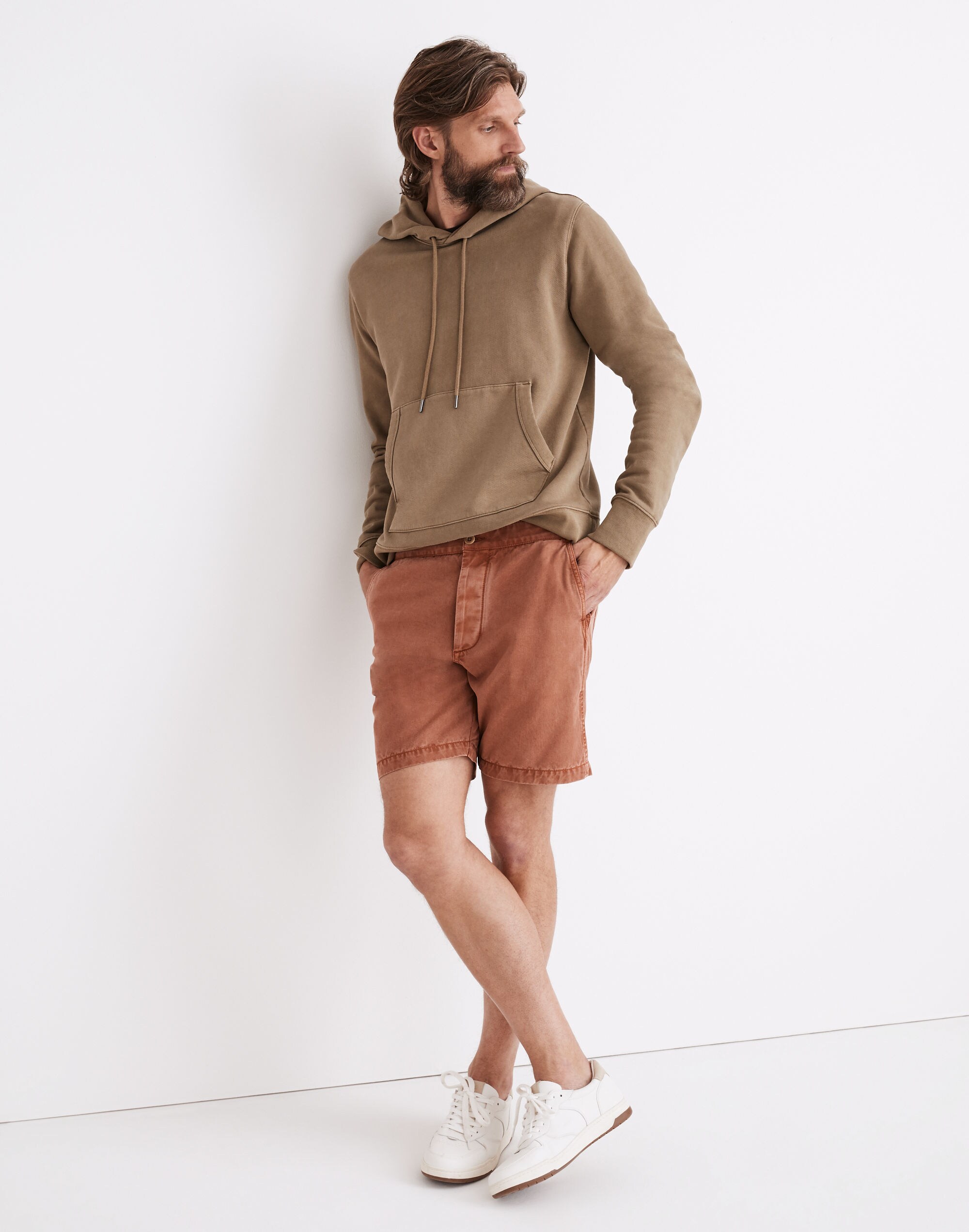 7 1/2" Easy Drawstring Chino Shorts