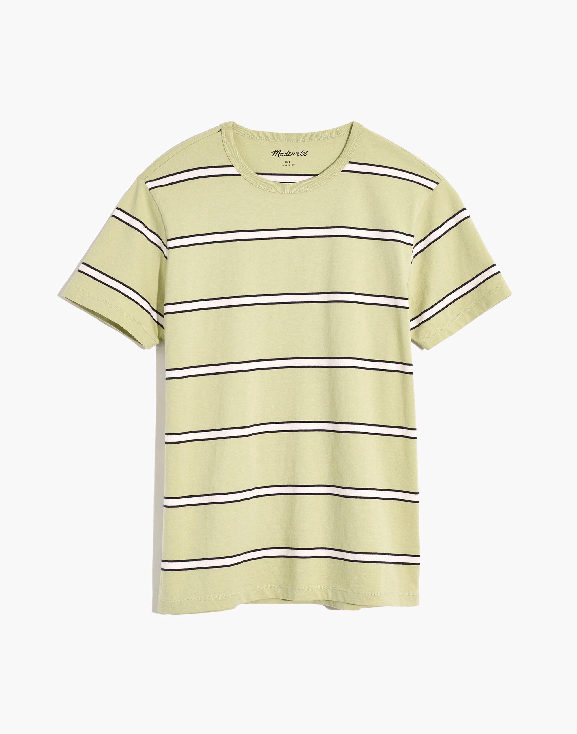 Allday Crewneck Tee in Garrett Stripe