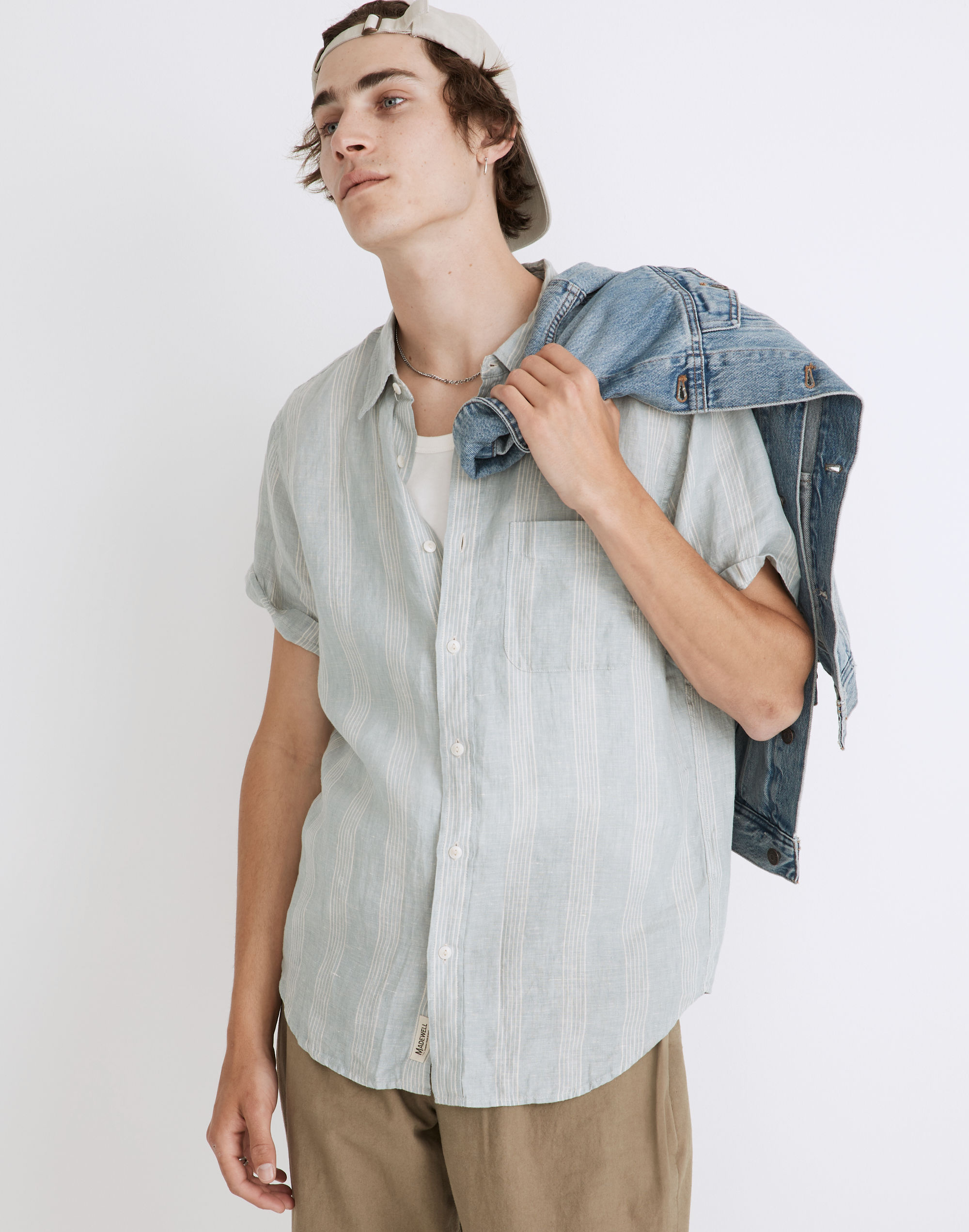 Linen Perfect Short-Sleeve Shirt