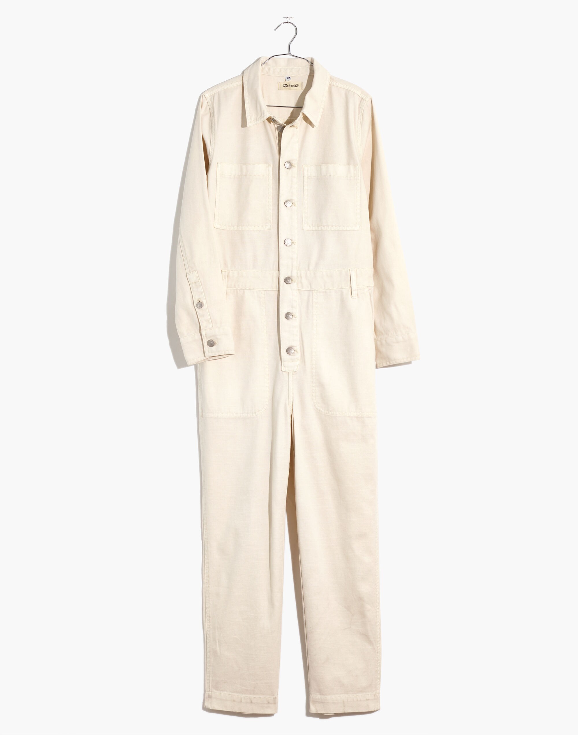 Plus Garment-Dyed Relaxed Coverall Jumpsuit