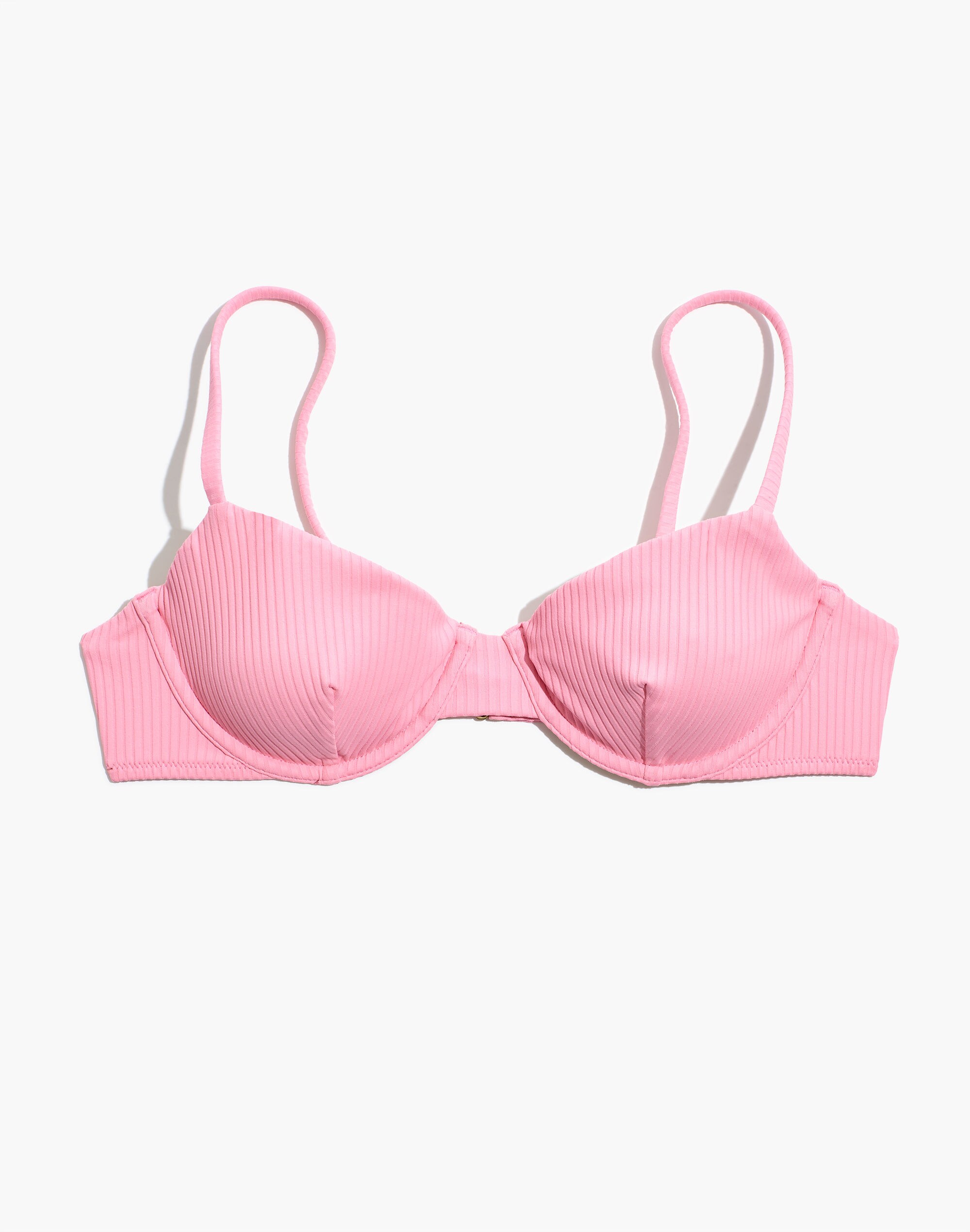 Madewell Second Wave Ribbed Underwire Bikini Top