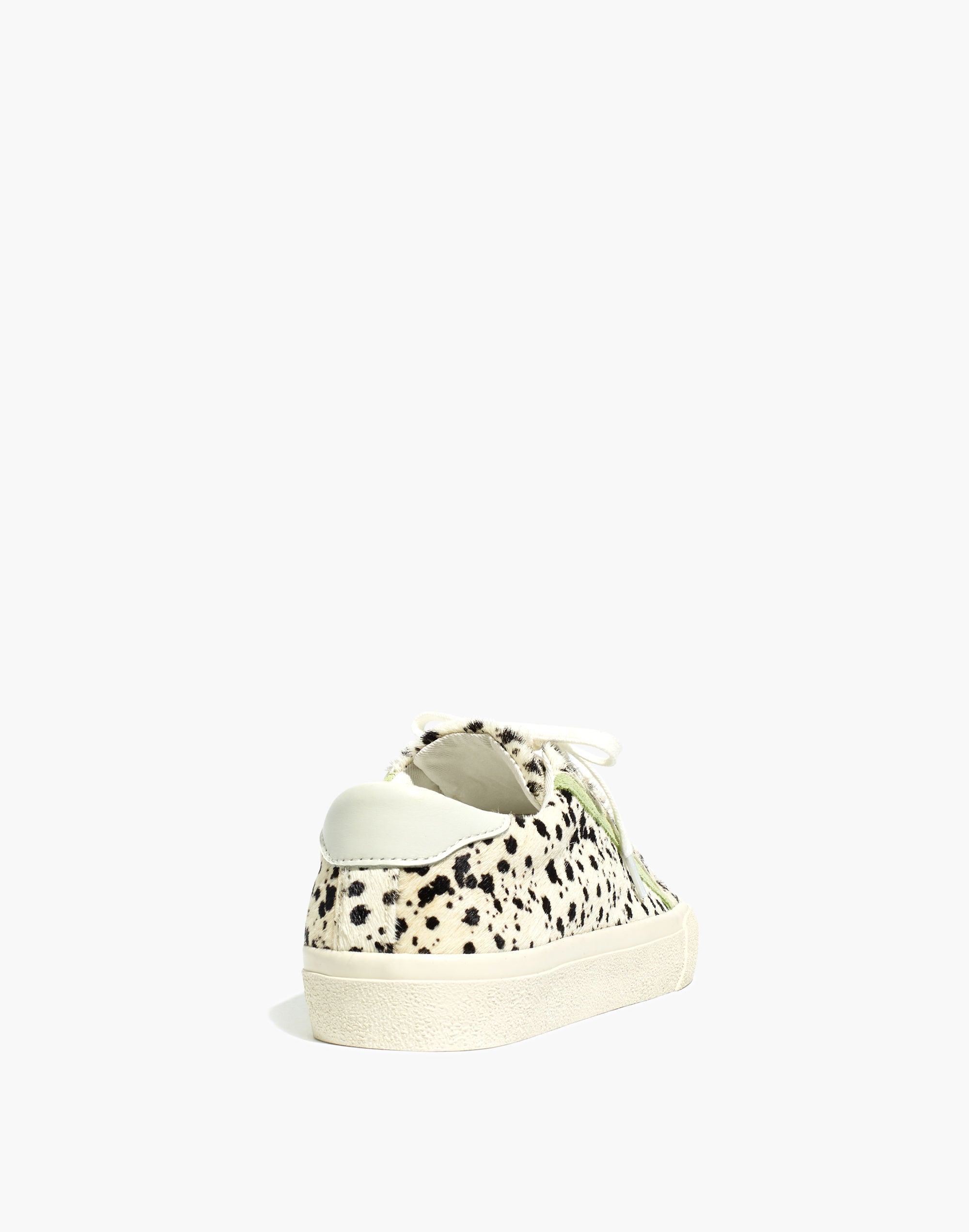 Sidewalk Low-Top Sneakers in Spatter-Painted Calf Hair