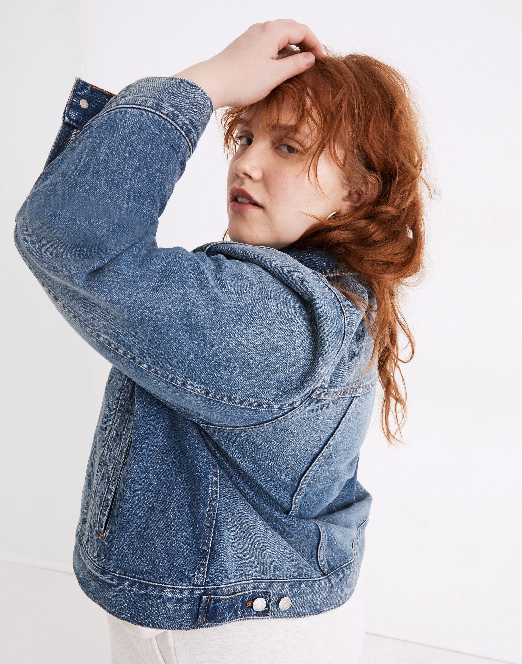 The Plus Jean Jacket in Medford Wash