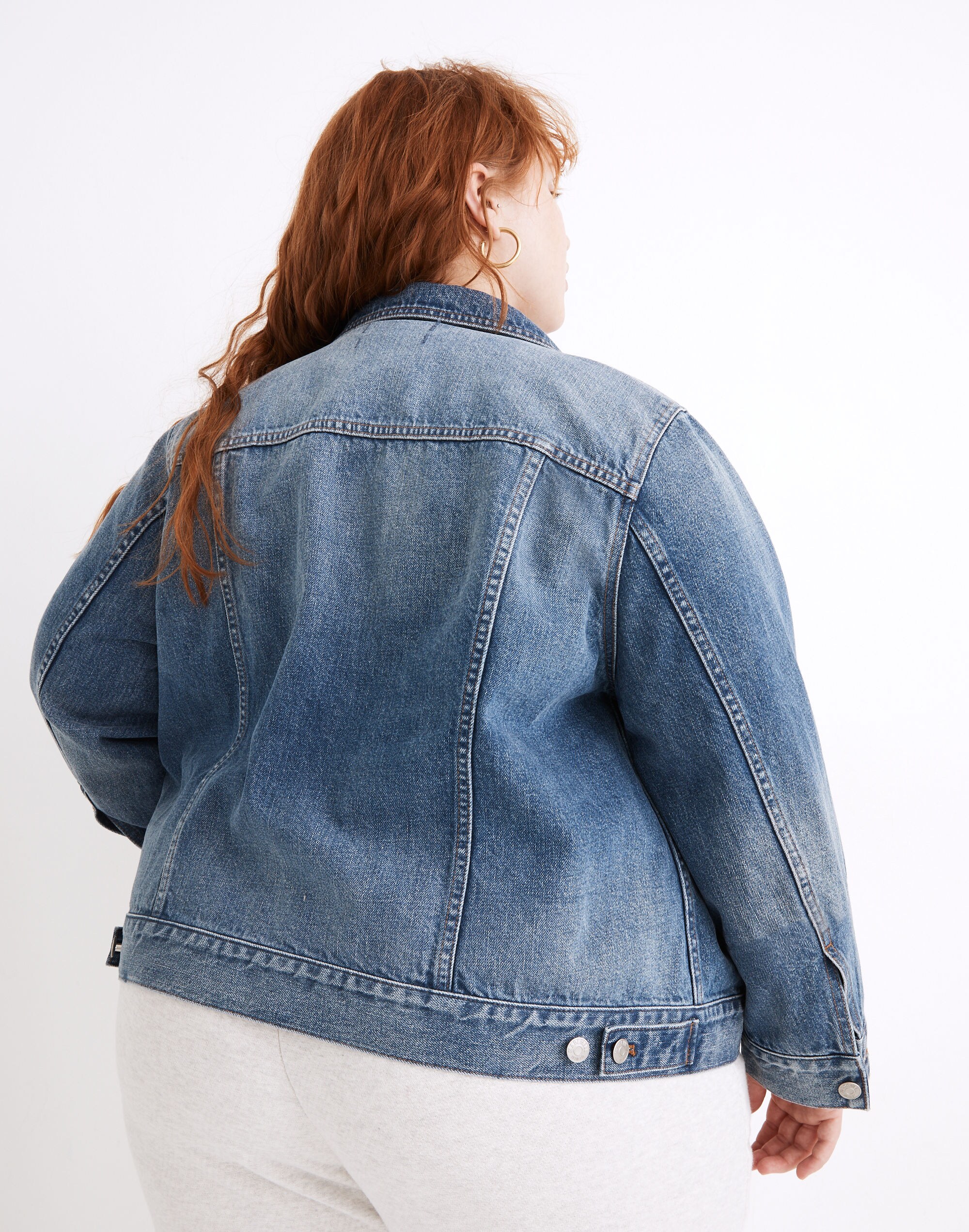The Plus Jean Jacket in Medford Wash