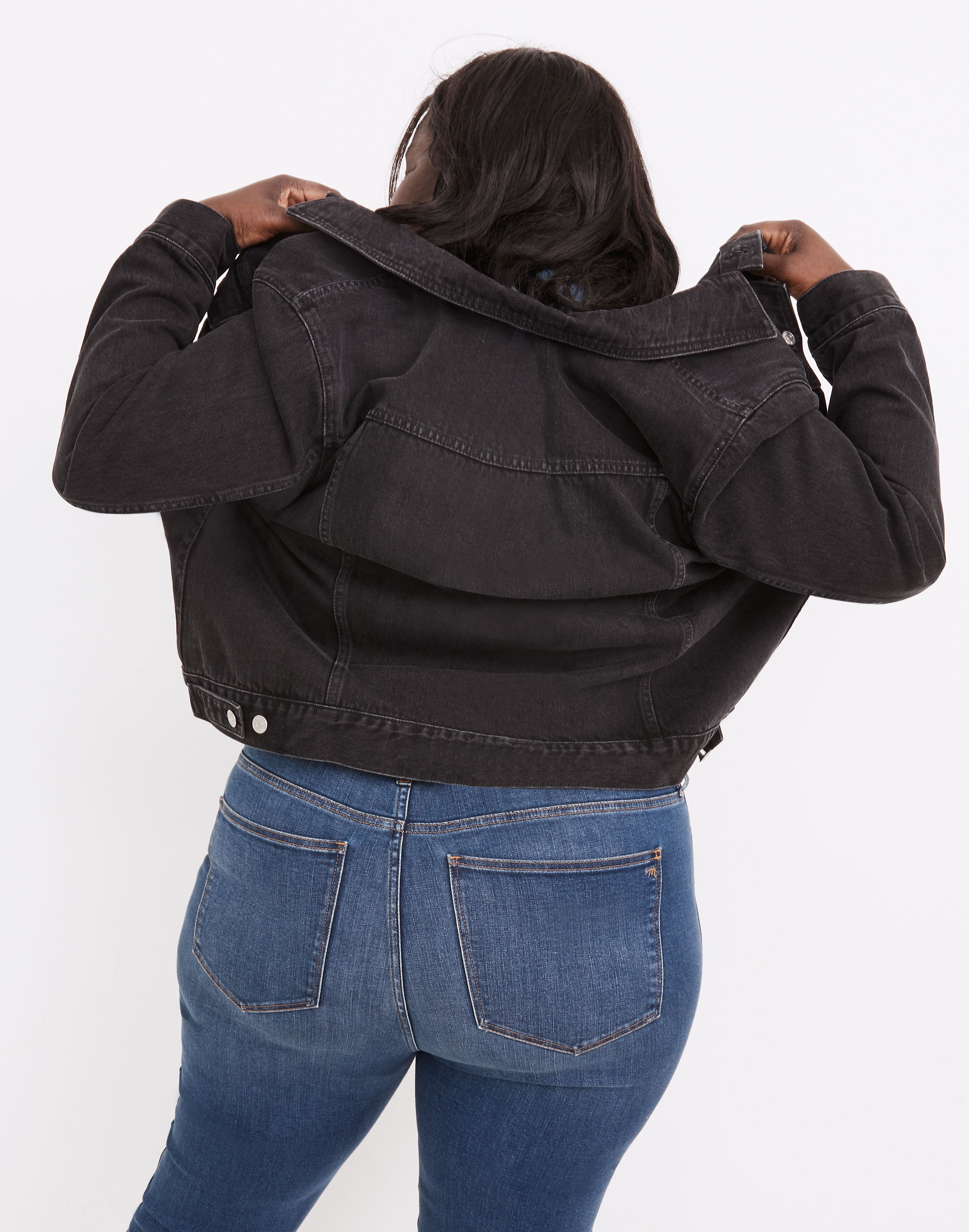 The Plus Jean Jacket in Lunar Wash